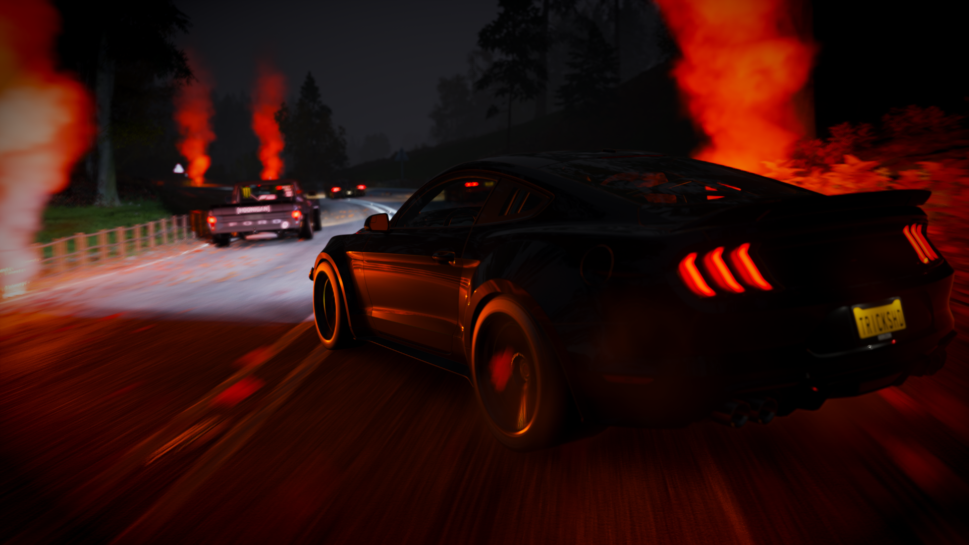 General 1920x1080 Forza Horizon 4 Ford Mustang car racing Ford video games American cars muscle cars drift screen shot Ford Mustang S550