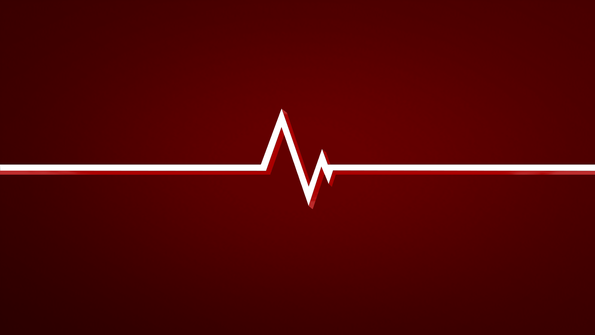 Anime 1920x1080 red lines minimalism Angel Beats! anime EKG