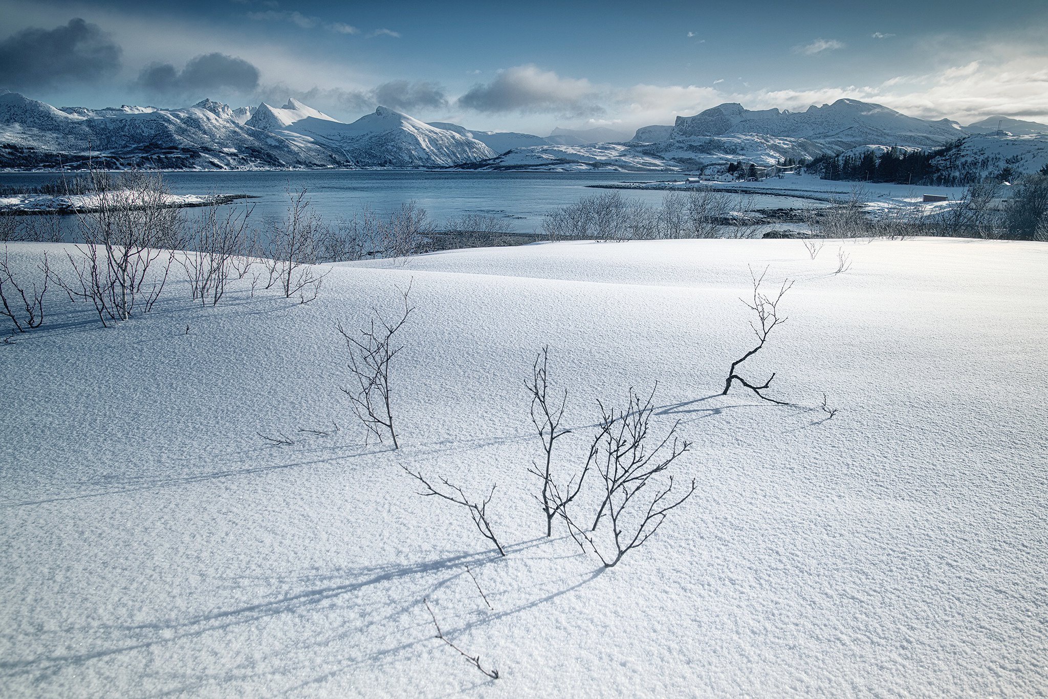 General 2048x1366 snow cold Norway nature winter landscape mountains snowy mountain