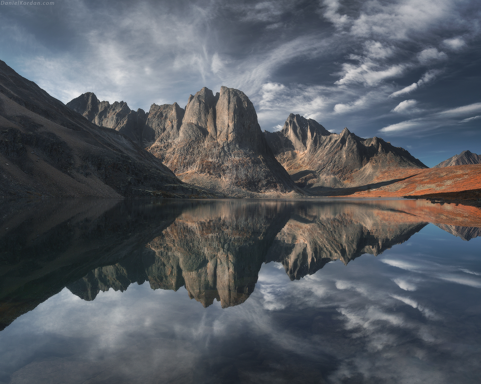 General 1600x1280 Daniel Kordan landscape Yukon mountains water sky clouds reflection nature