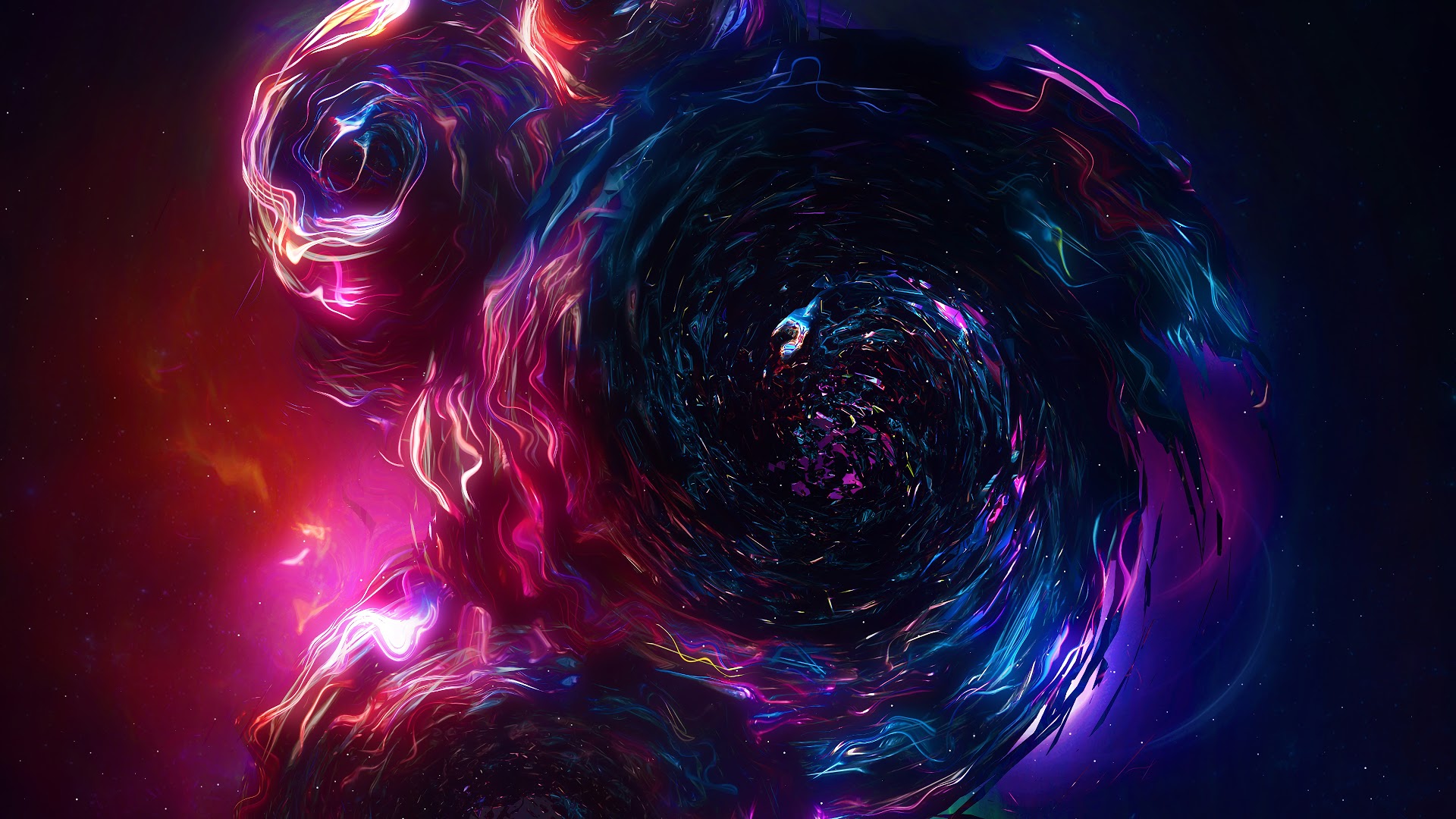 General 1920x1080 artwork abstract space neon