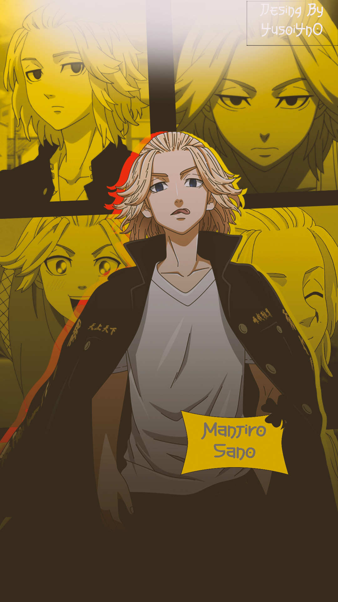 Anime 1080x1920 anime boys Tokyo Revengers blonde collage