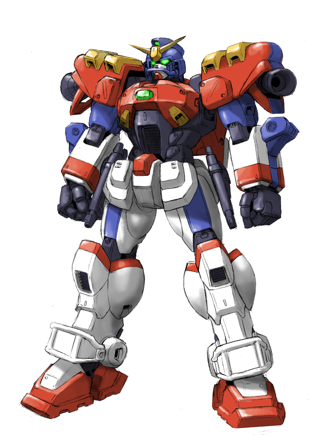 Anime 1071x1400 Gundam Maxter anime mechs Super Robot Taisen Mobile Fighter G Gundam Gundam artwork digital art fan art