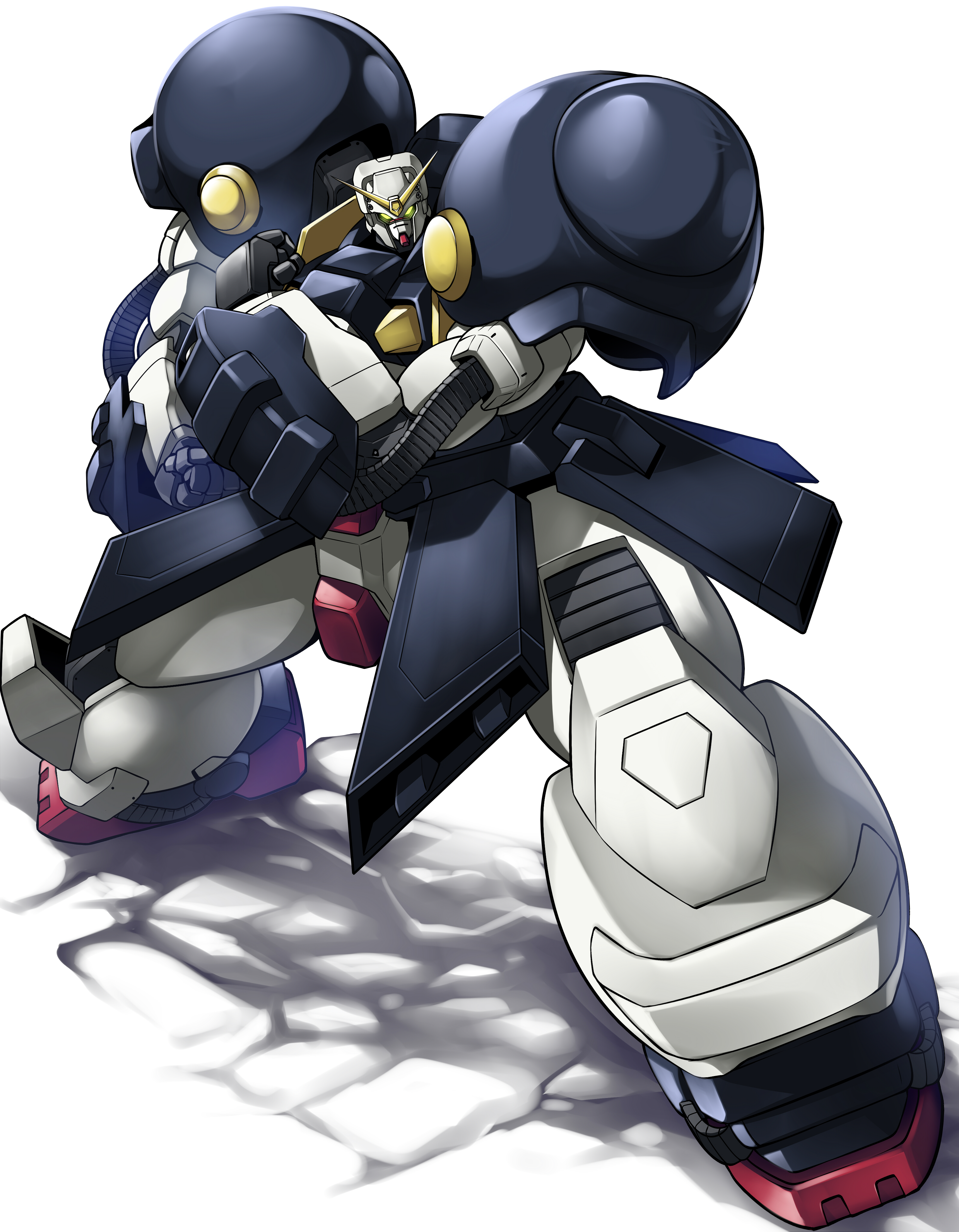 Anime 3184x4092 Bolt Gundam anime mechs Gundam Super Robot Taisen Mobile Fighter G Gundam artwork digital art fan art