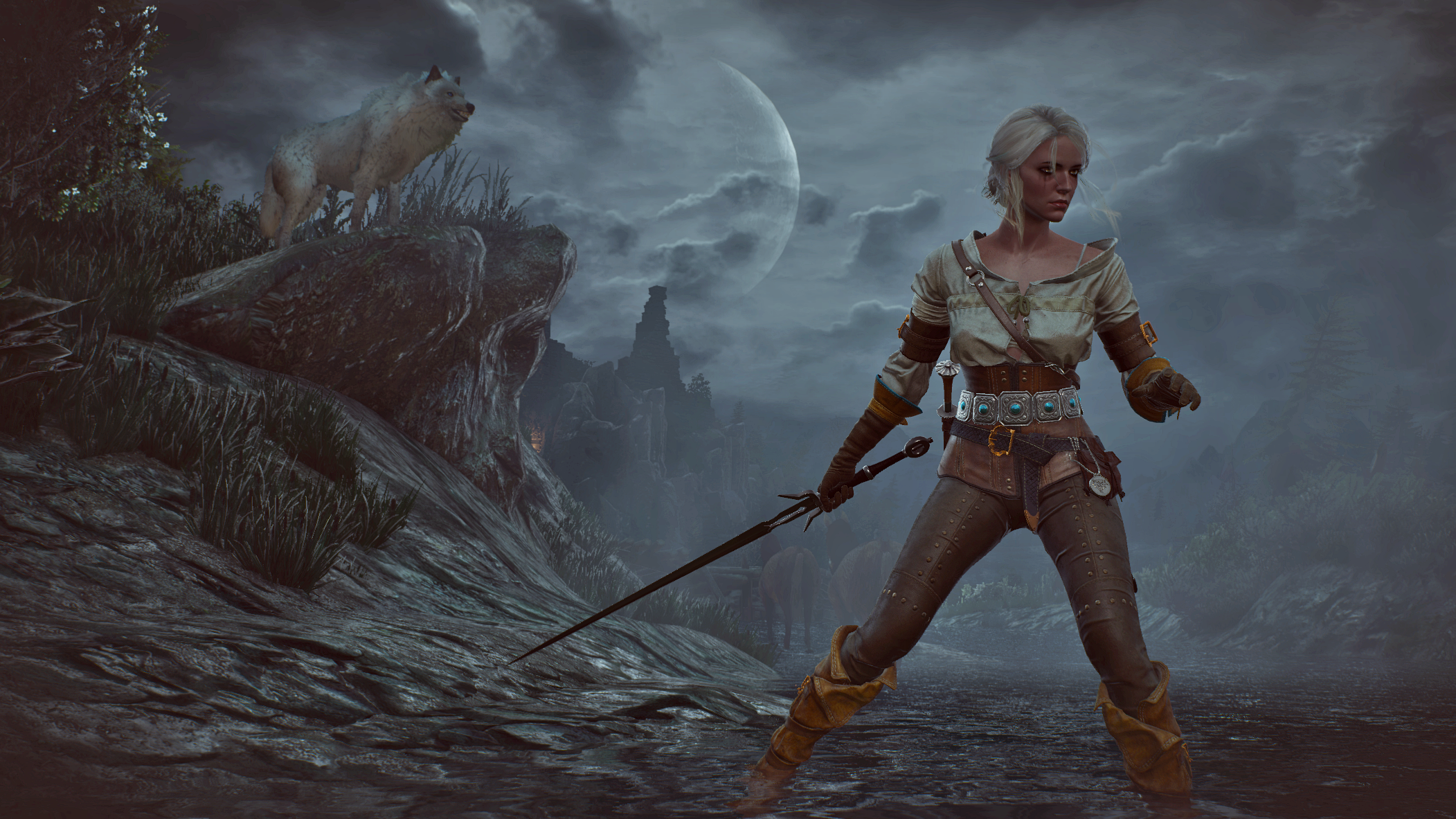 General 2103x1183 The Witcher The Witcher 3: Wild Hunt Cirilla Fiona Elen Riannon video games video game characters