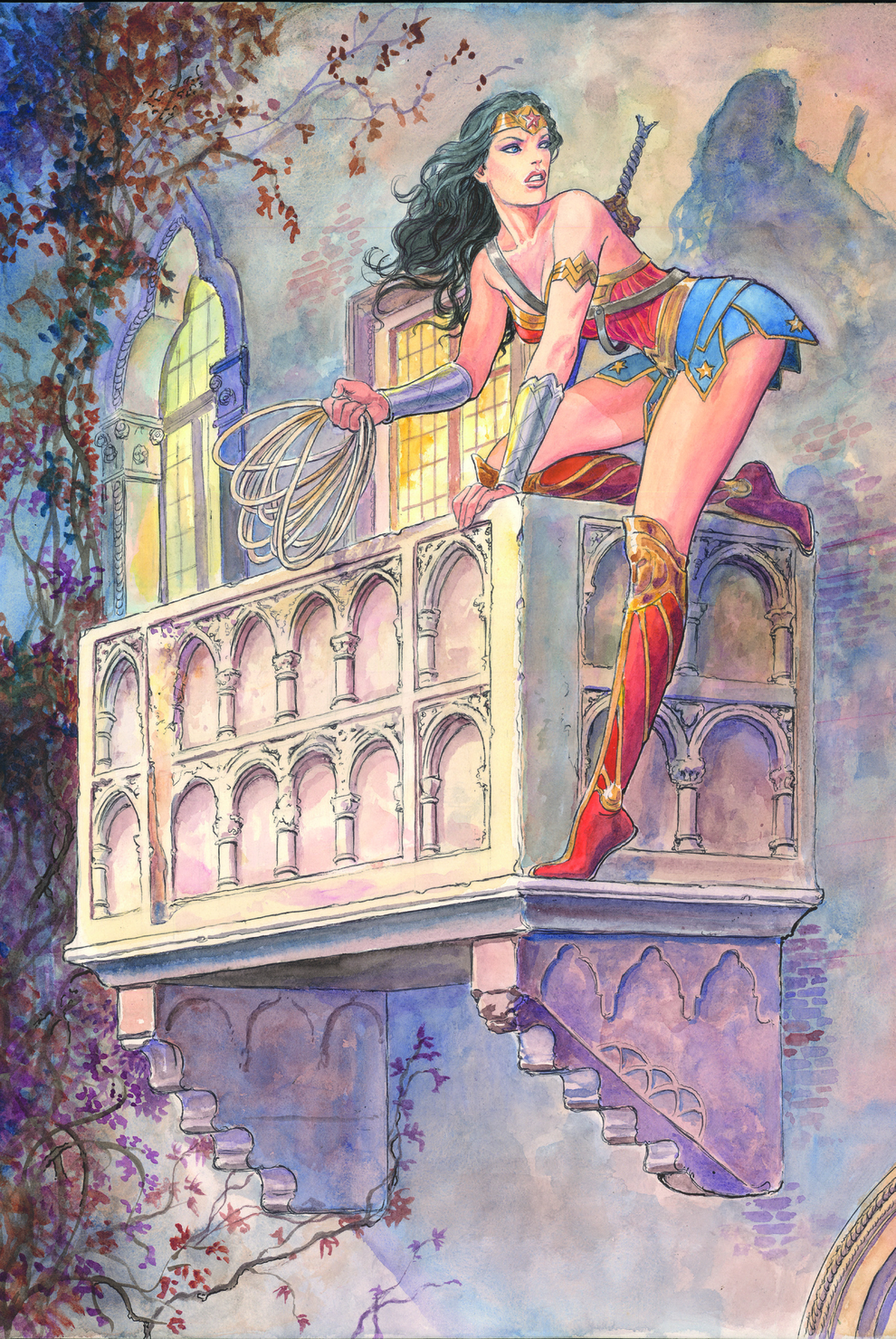 General 990x1479 Milo Manara Wonder Woman DC Comics superhero costumes comics comic art fantasy art artwork