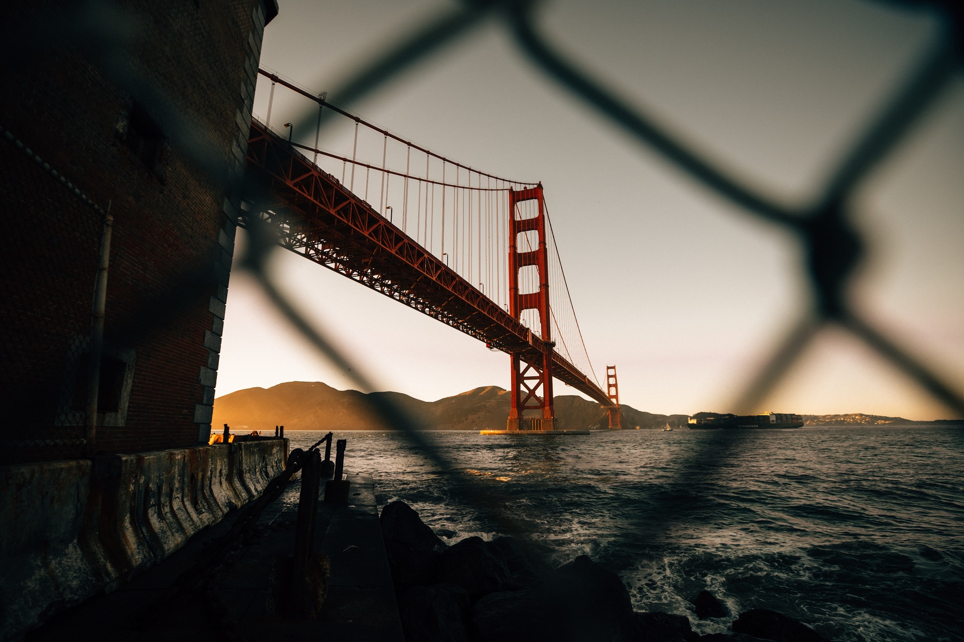 General 1920x1280 bridge Golden Gate Bridge sea architecture San Francisco San Francisco Bay