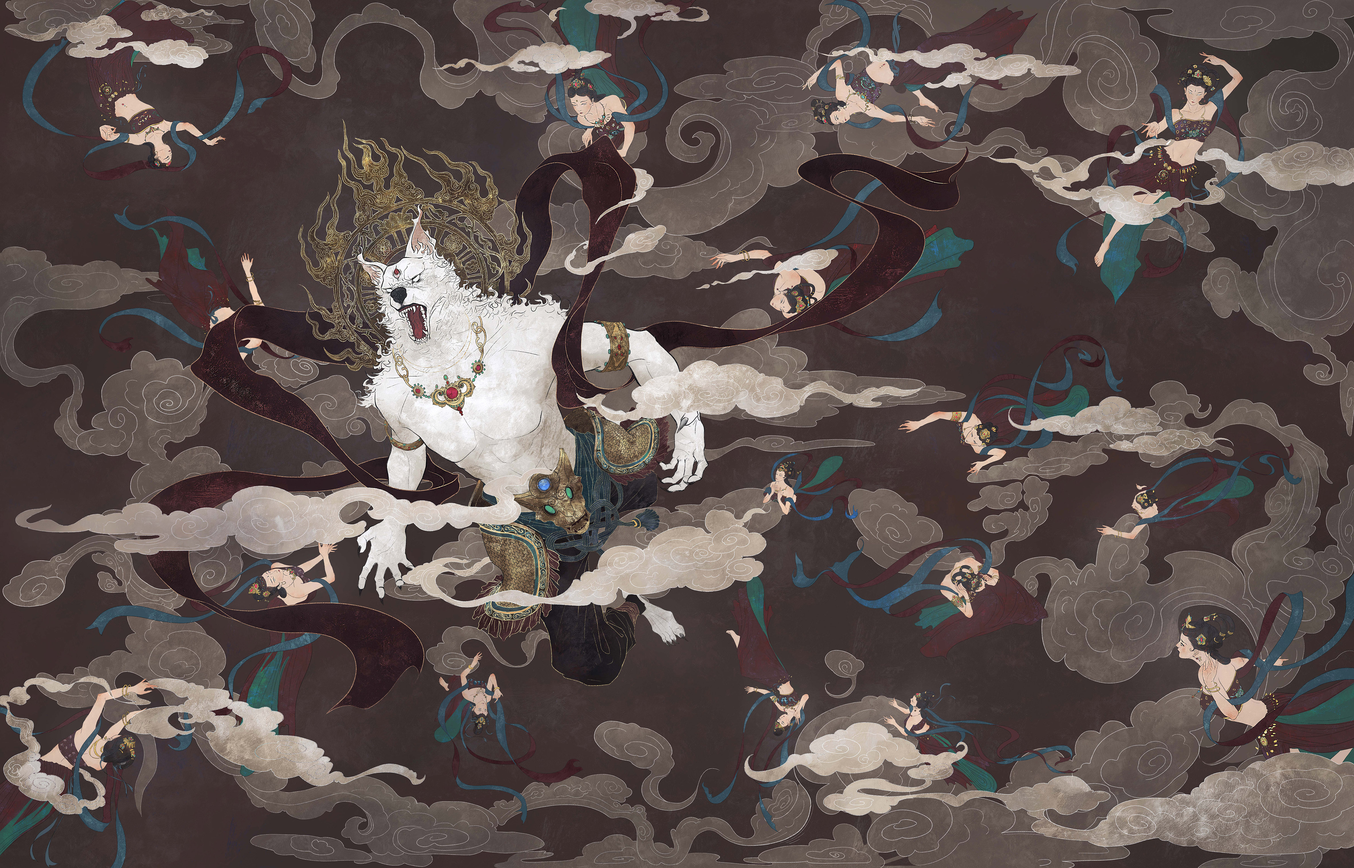 General 4724x3029 Armstrong dog wolf artwork fantasy art digital art
