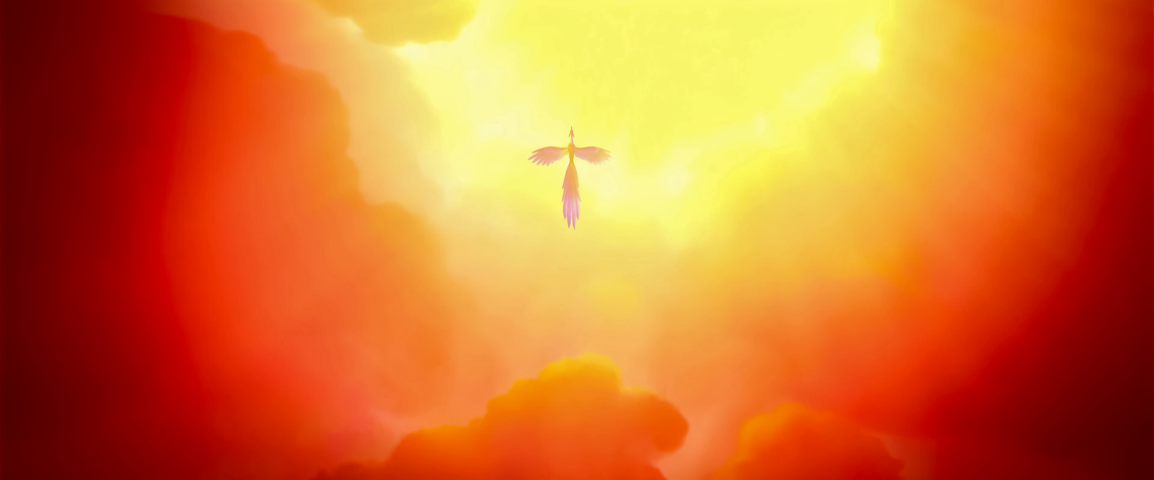 Anime 3840x1600 Legend of Deification animation sky sunlight fantasy art