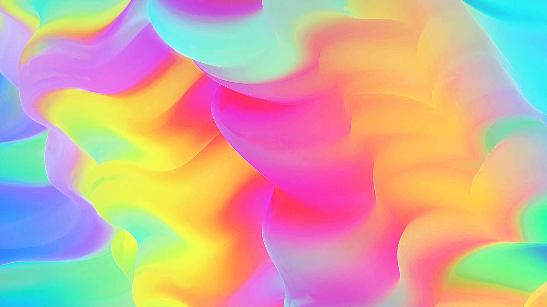 General 1920x1080 abstract colorful wavy Mart Biemans pink