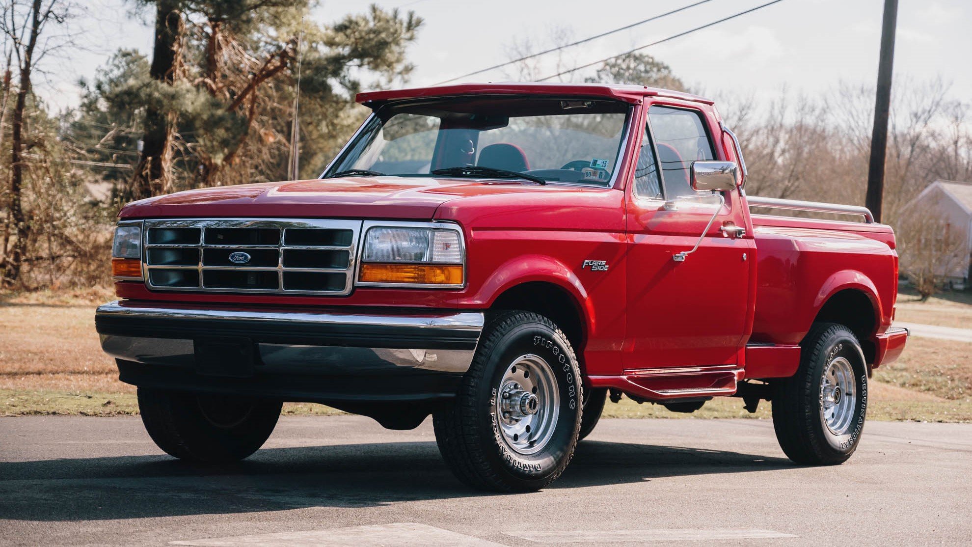 General 1980x1114 Ford Raptor Flareside red pickup trucks Ford red cars vehicle OBS Ford car American cars