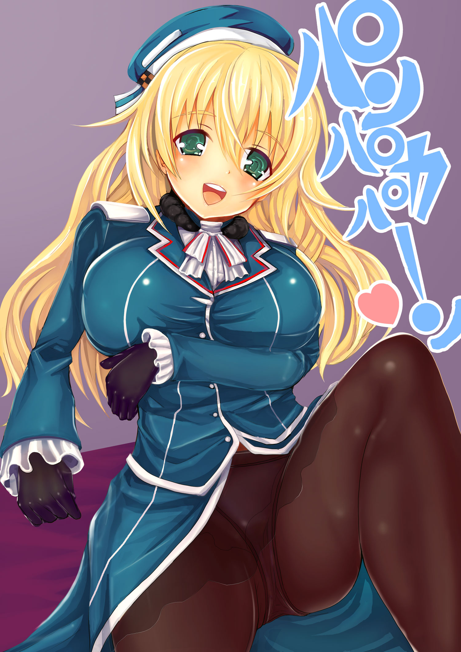 Big Boobs Long Hair Blonde Anime Anime Girls Boobs Kantai Collection Atago Kancolle 5020