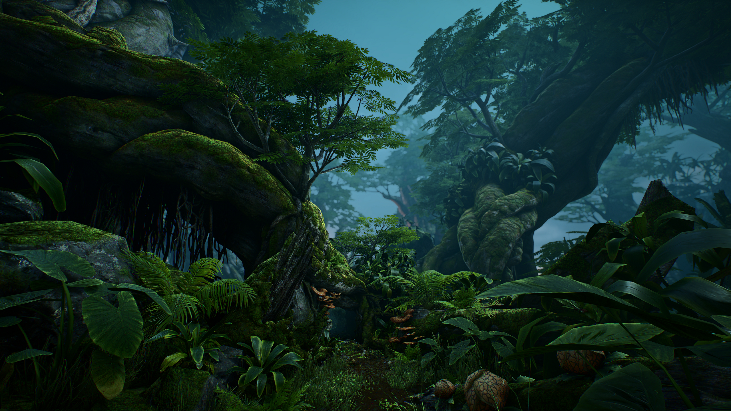 General 2560x1440 Gears 5 jungle tropic island plants screen shot Gears of War 5 Xbox Game Studios video games video game landscape