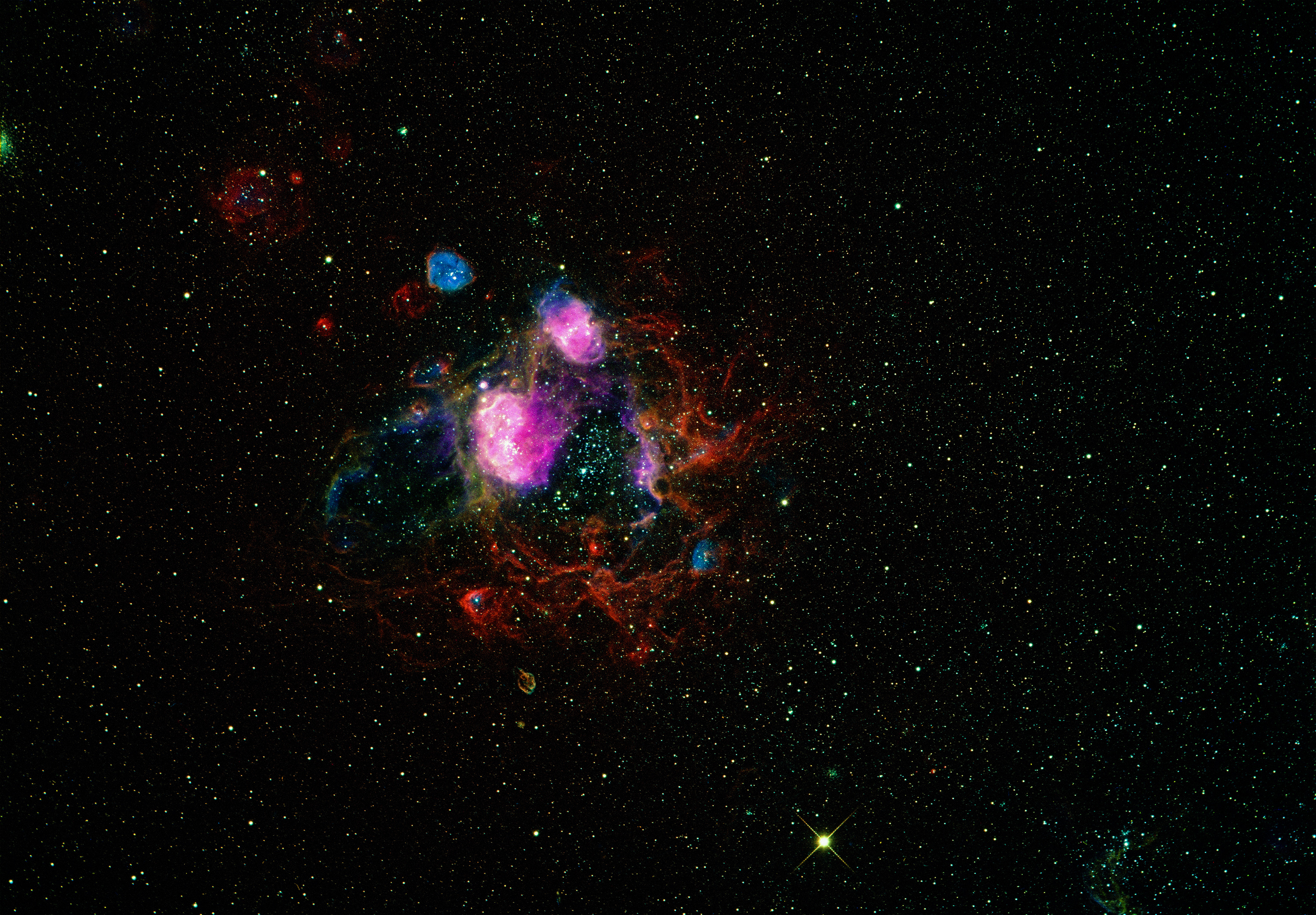 General 3000x2086 nebula space stars universe