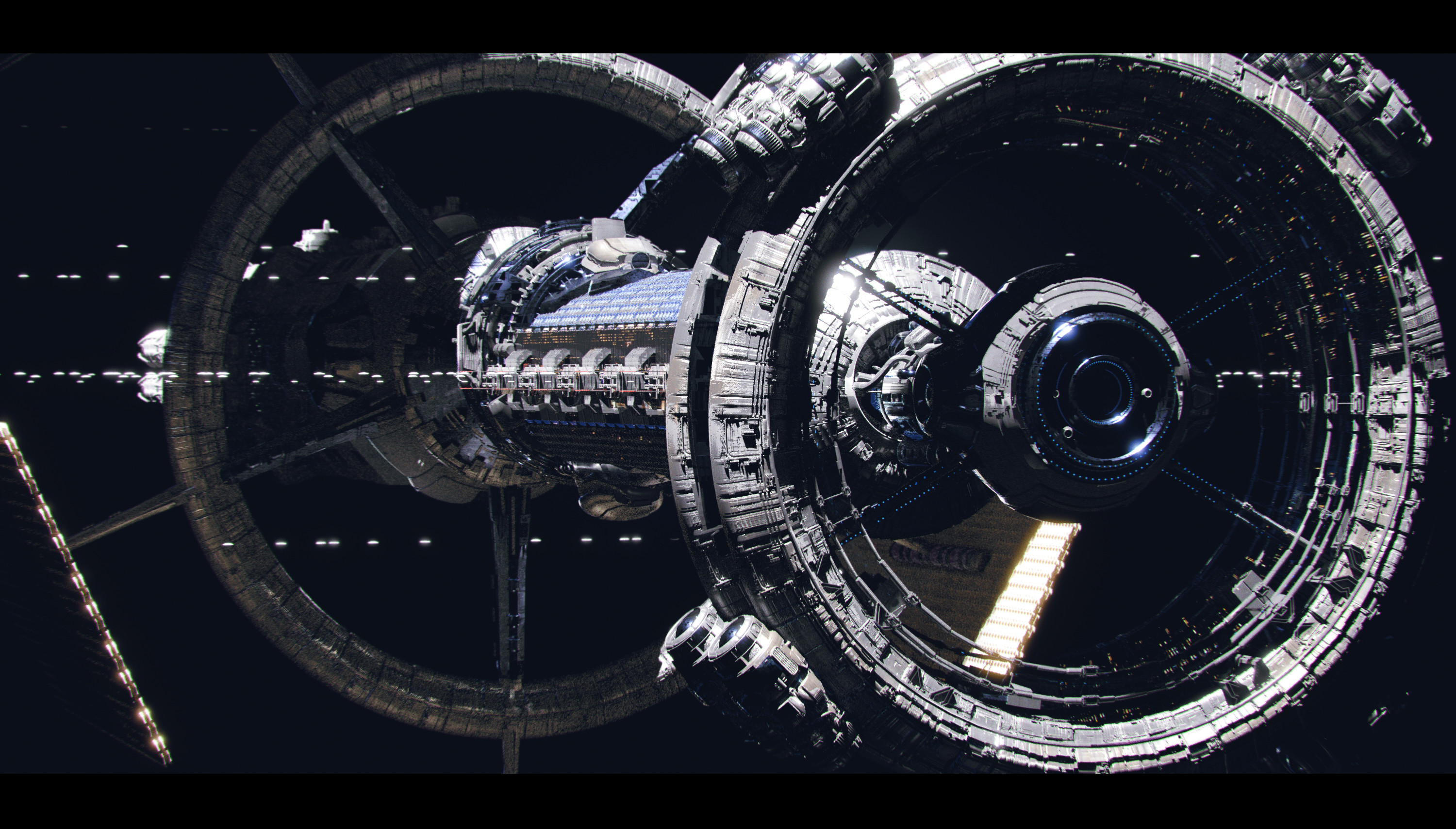 General 3000x1709 artwork space spaceship vehicle digital art science fiction