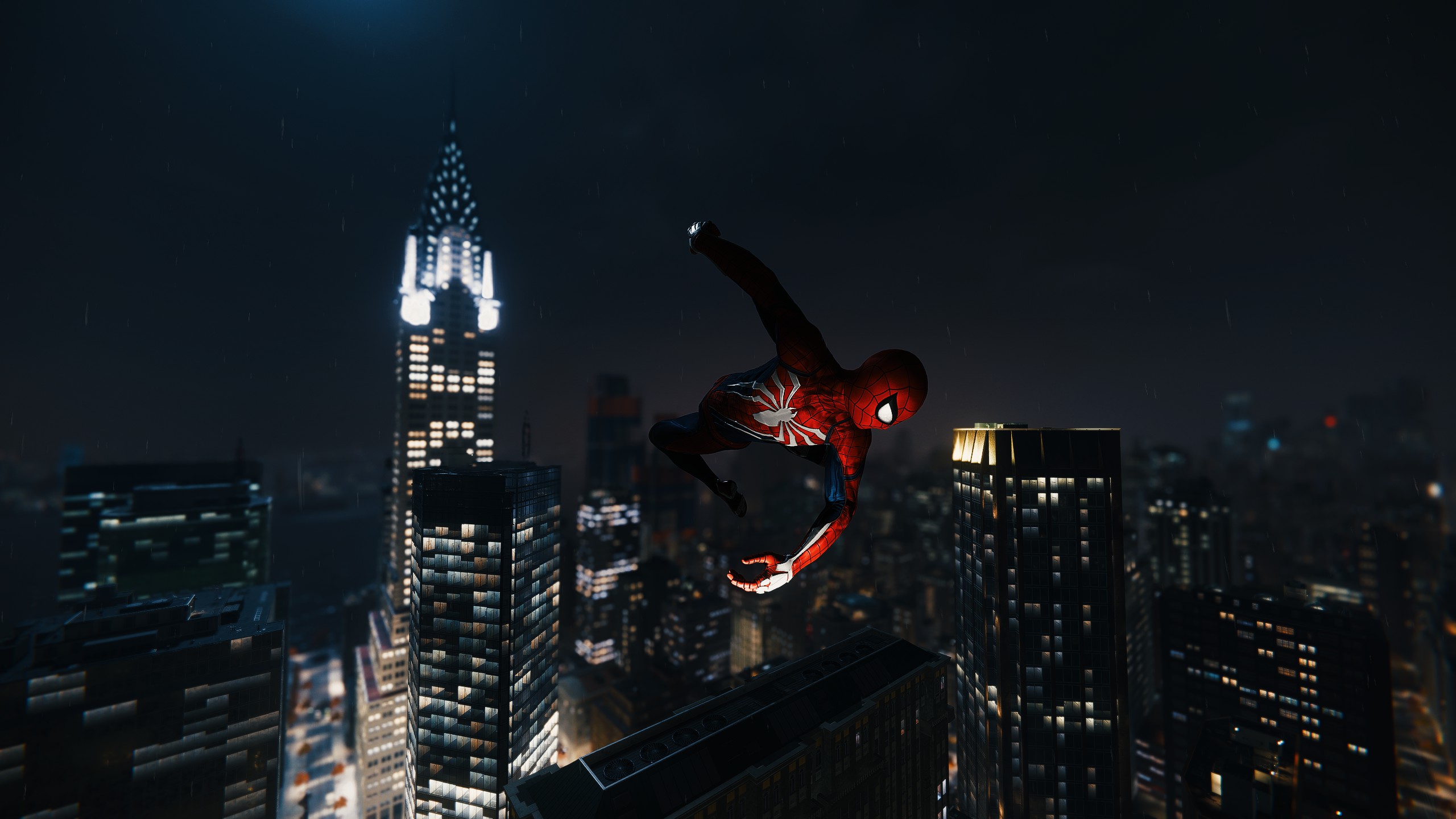 General 2560x1440 Spider-Man Remastered video games jumping Marvel Super Heroes CGI superhero Spider-Man