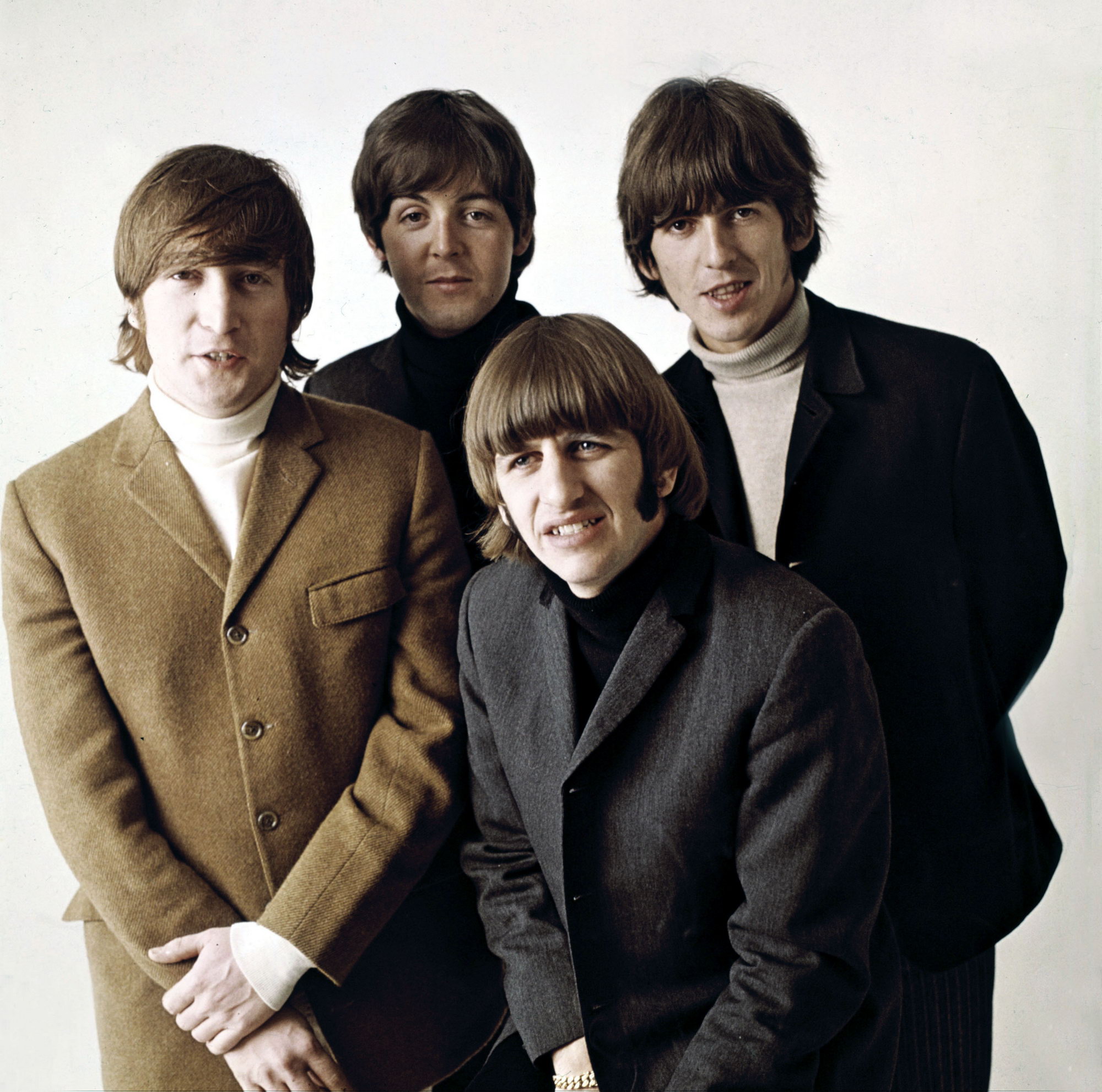 People 2000x1981 The Beatles John Lennon Paul McCartney George Harrison Ringo Starr band rock bands music musician turtlenecks studio men