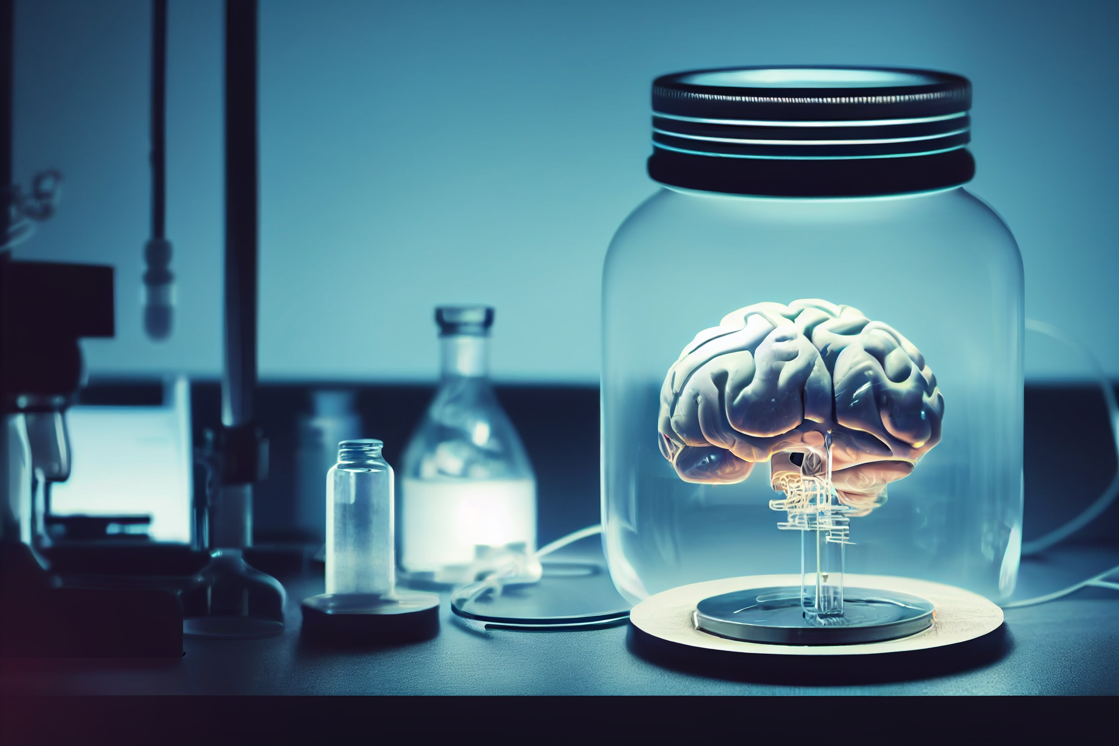 General 2304x1536 brain jar laboratories AI art