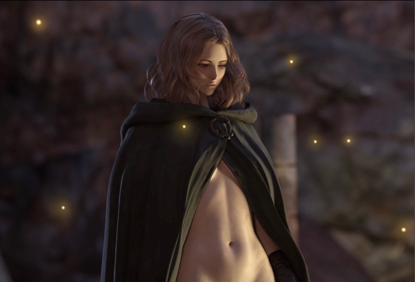 General 1431x972 Melina (Elden Ring) Elden Ring women artwork belly video game girls CGI partially clothed cape naked cape