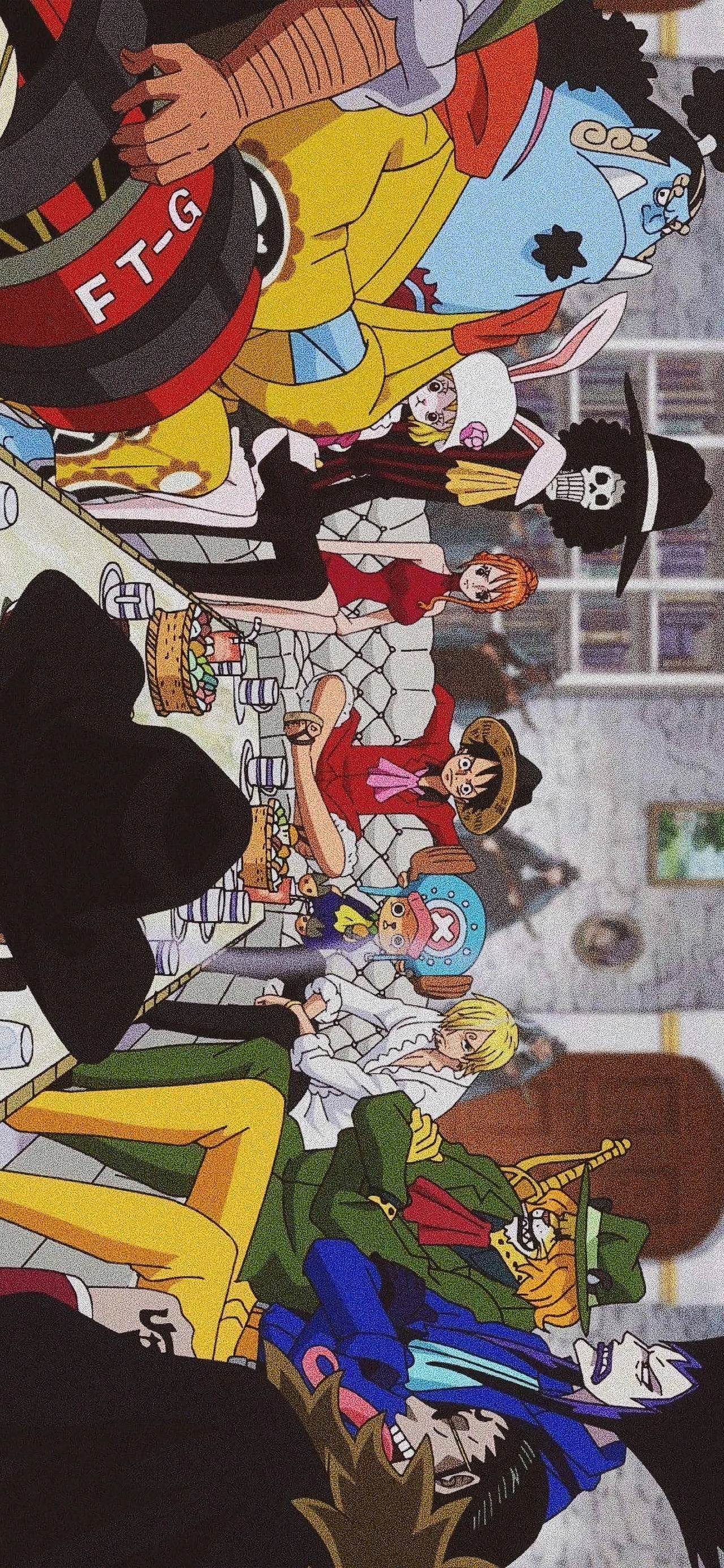 Anime 1280x2773 anime One Piece Monkey D. Luffy anime boys anime girls Anime screenshot