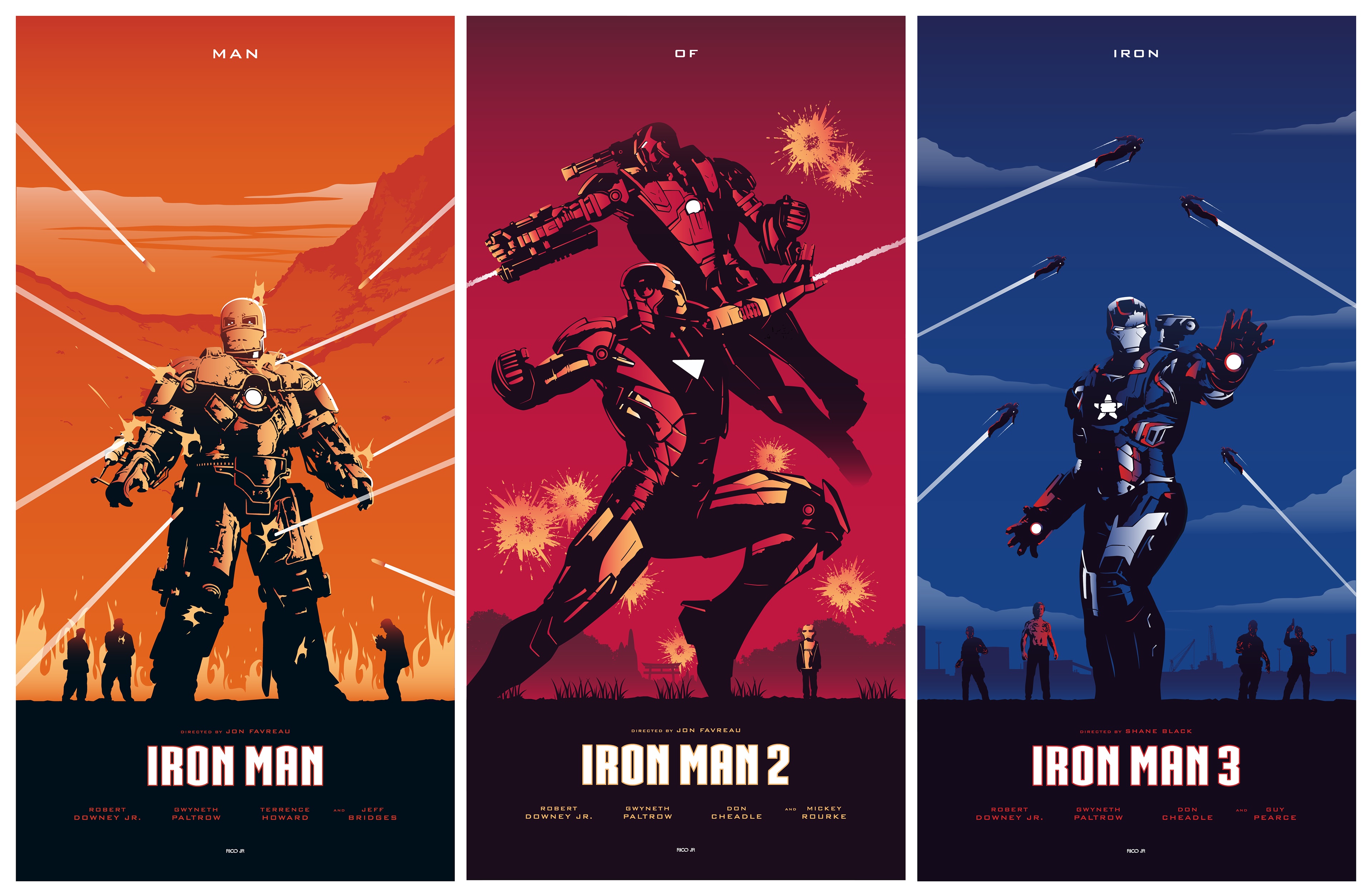 General 3840x2509 Iron Man movies movie poster poster collage Marvel Cinematic Universe Marvel Comics superhero singer