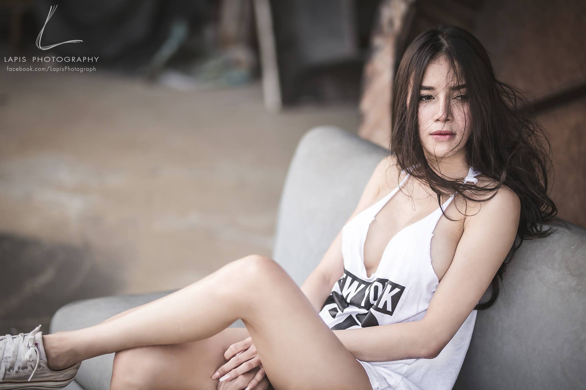 People 2048x1365 Lanchakorn Yeunyaw Asian model Thailand model women brunette