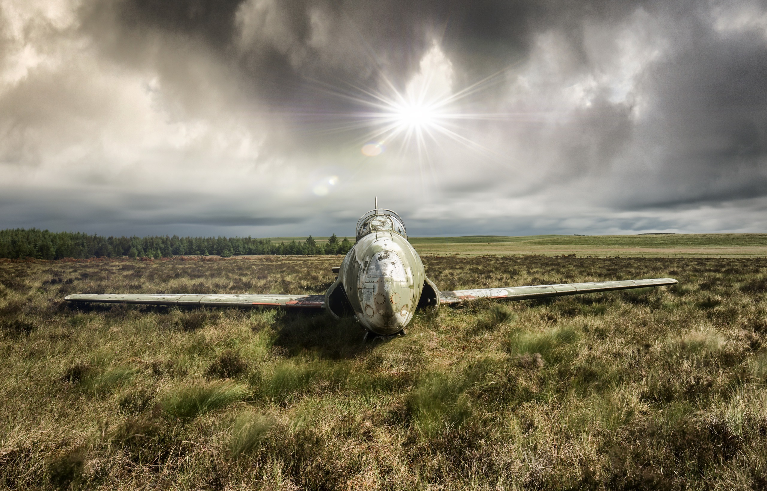 General 2560x1640 aircraft wreck vehicle military aircraft sky landscape