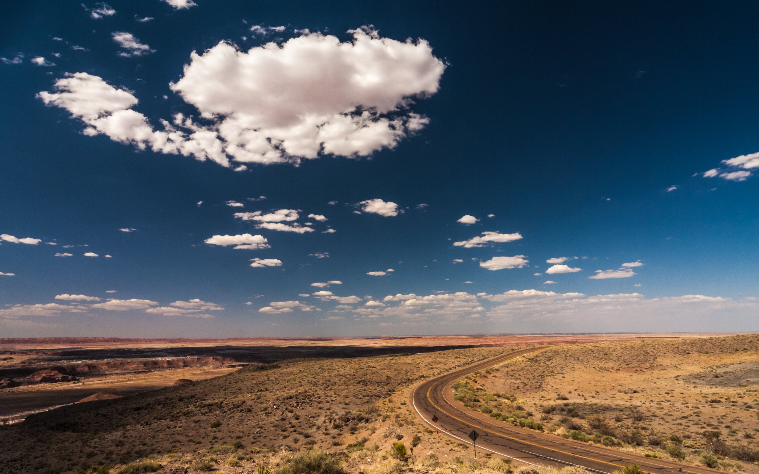 General 2560x1600 road desert sky landscape outdoors