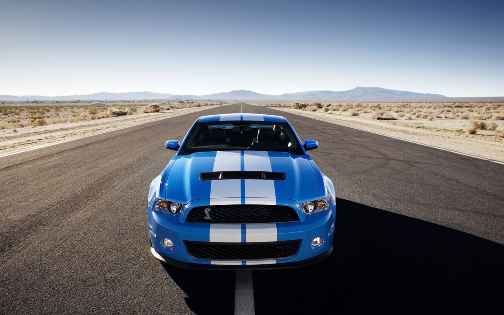 General 1680x1050 car Ford Mustang Shelby blue cars vehicle outdoors road asphalt landscape Ford Shelby Ford Mustang S-197 II Ford Mustang racing stripes American cars