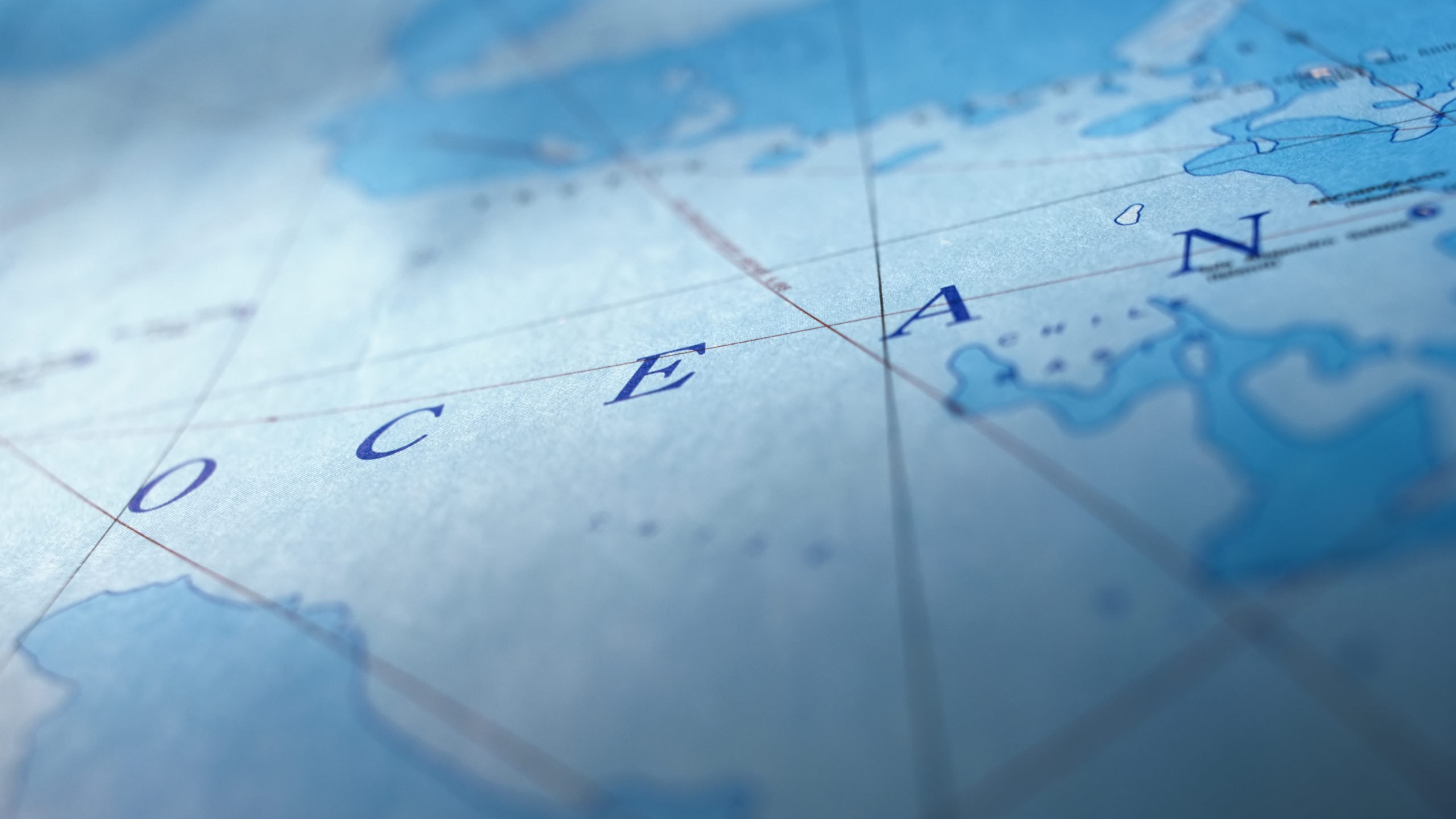 General 2560x1440 map sea continents lines depth of field text blue typography macro cyan