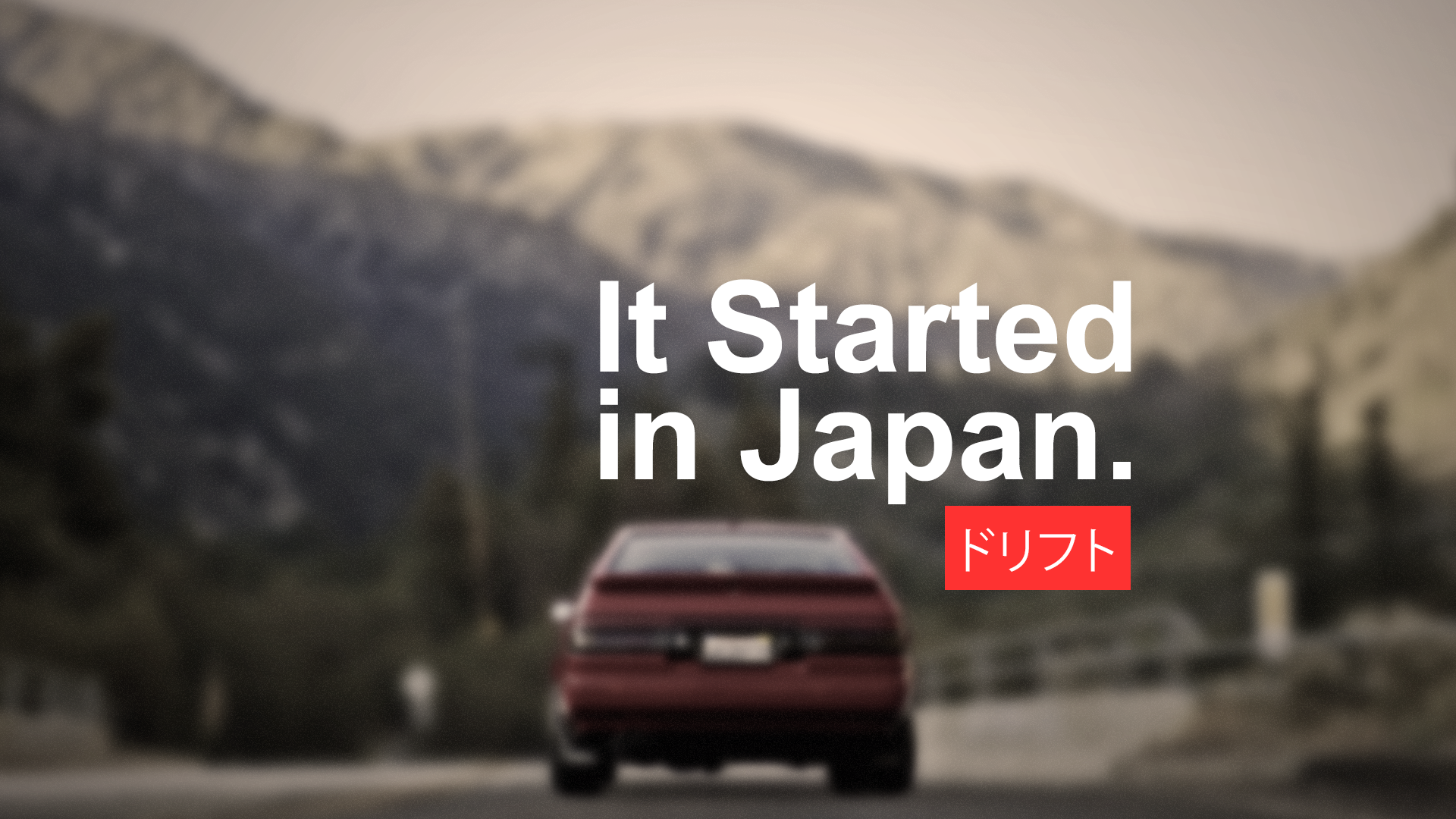 General 1920x1080 car Japan vehicle Japanese cars tuning modified Toyota Toyota AE86 Initial D It Started in Japan red cars