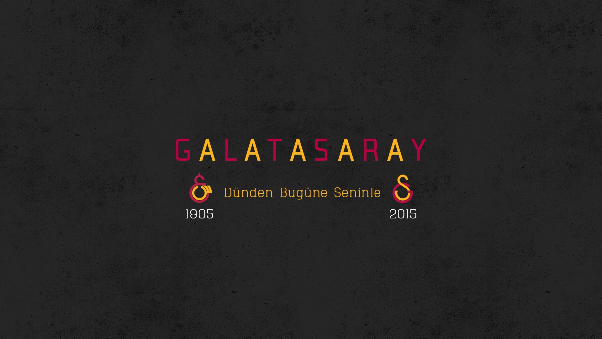 General 1920x1080 Galatasaray S.K. soccer clubs Turkey Turkish sport simple background dark background typography soccer 1905 (Year) 2015 (Year)