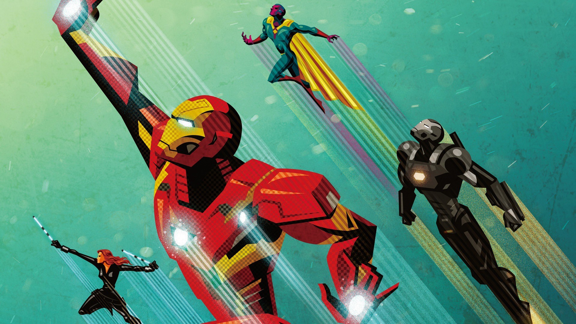 General 1920x1080 Marvel Heroes Captain America: Civil War artwork Iron Man The Avengers superhero