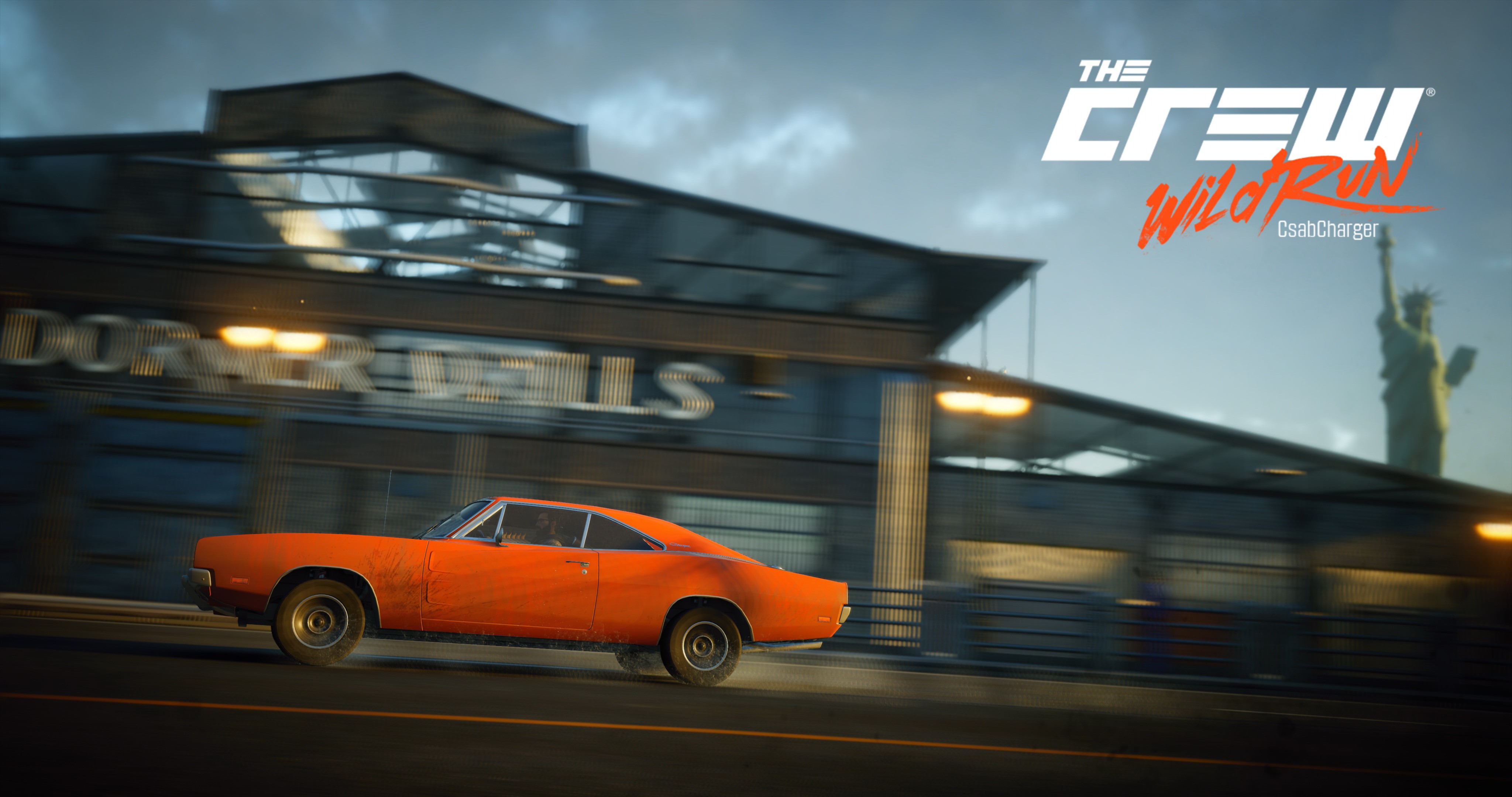 General 4096x2160 The Crew The Crew Wild Run sunset Dodge Charger video games car