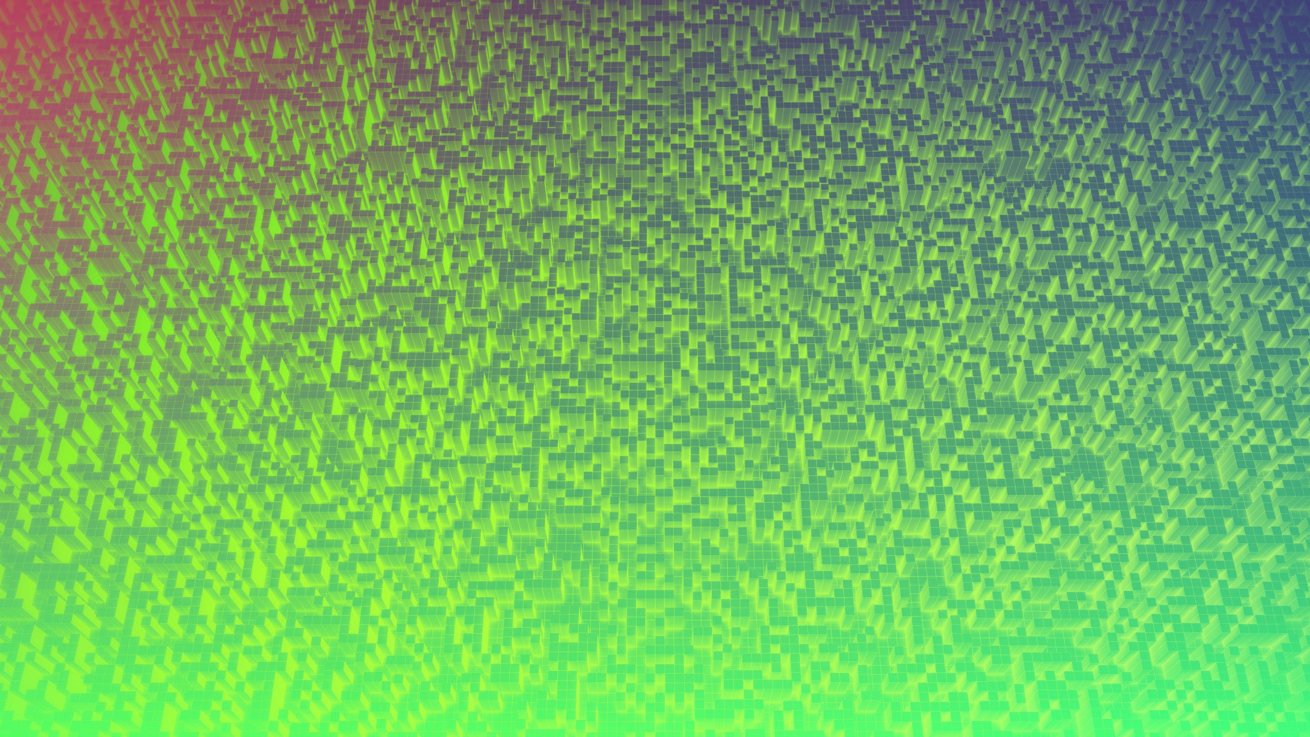 General 2560x1440 green abstract CGI square
