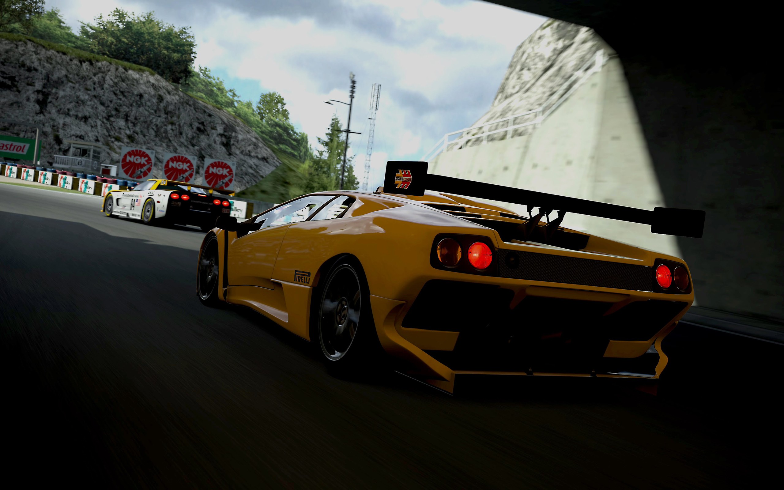 General 2560x1600 Lamborghini Diablo car vehicle video games race tracks Gran Turismo 5 Lamborghini