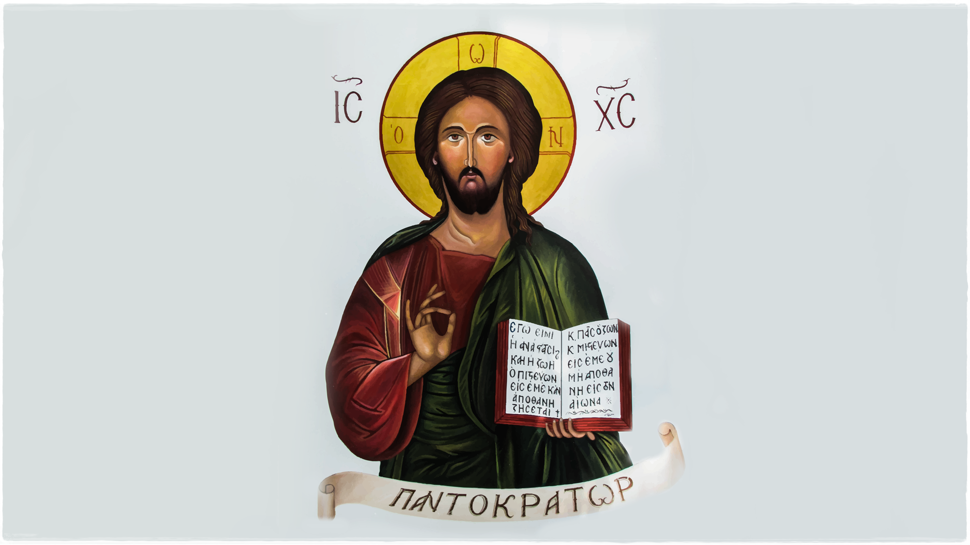 General 1920x1080 Orthodox Greek church religion Jesus Christ religious icon