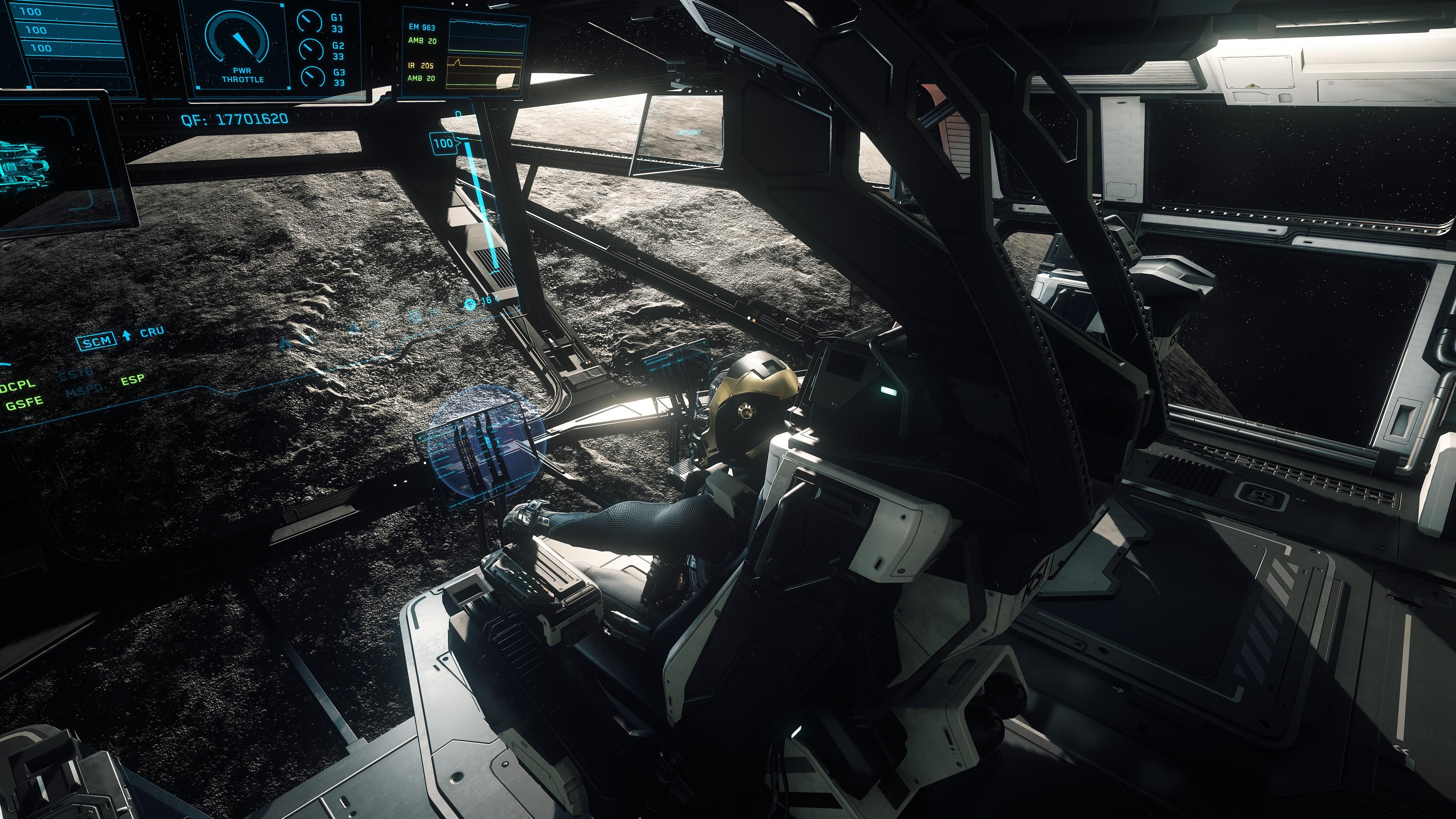 General 3840x2160 Star Citizen Constellation Andromeda spaceship video games PC gaming cockpit