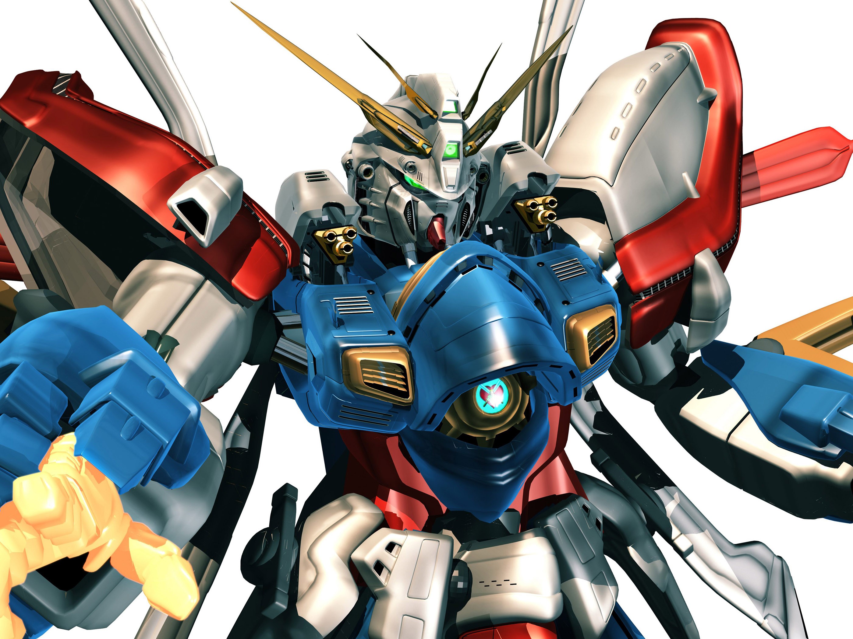 Anime 2800x2100 mechs Gundam robot anime Super Robot Taisen Mobile Fighter G Gundam God Gundam