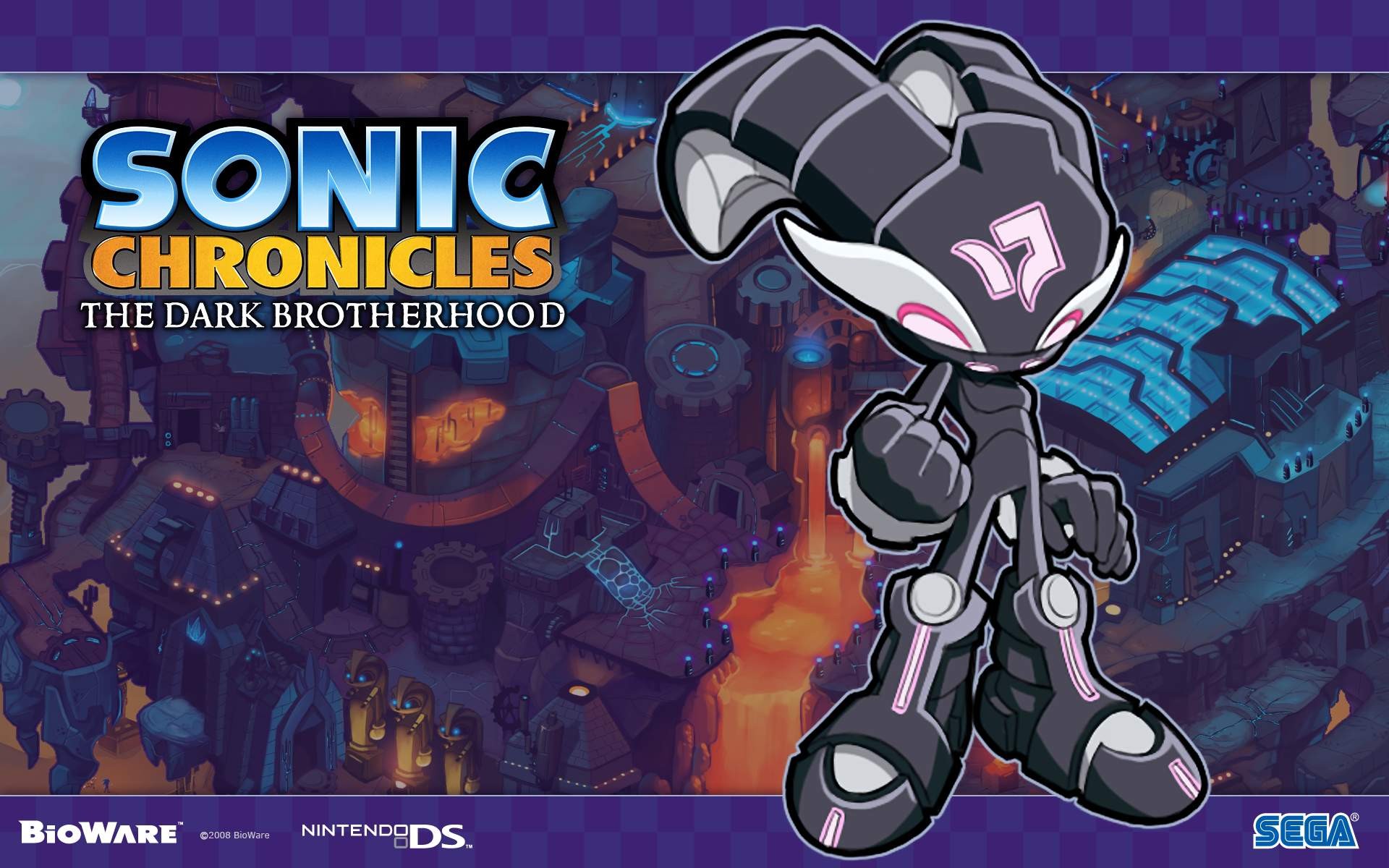 General 1920x1200 2008 (Year) video games Sonic the Hedgehog Sonic Chronicles: The Dark Brotherhood Bioware Nintendo DS Sega