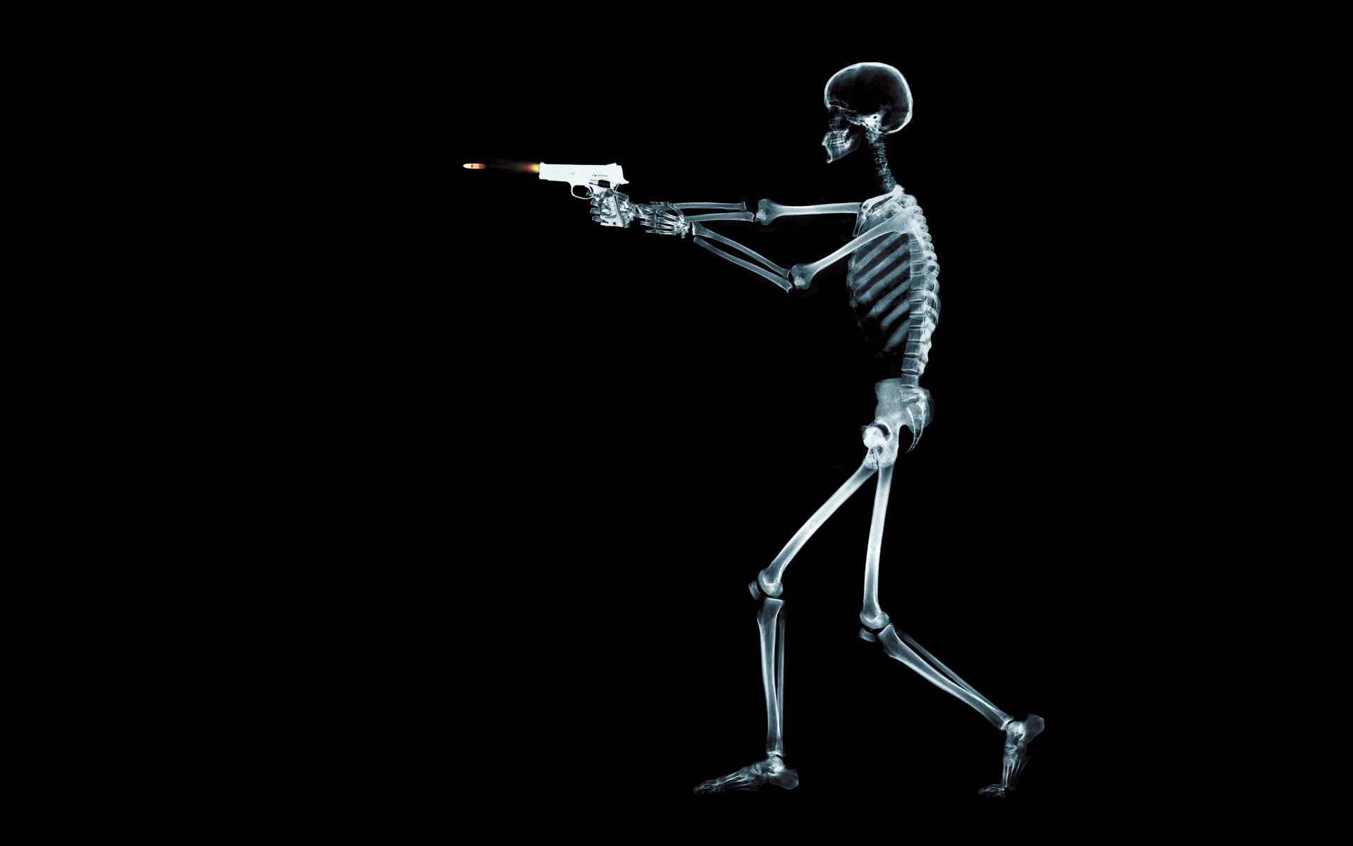 General 1920x1200 digital art bones x-rays