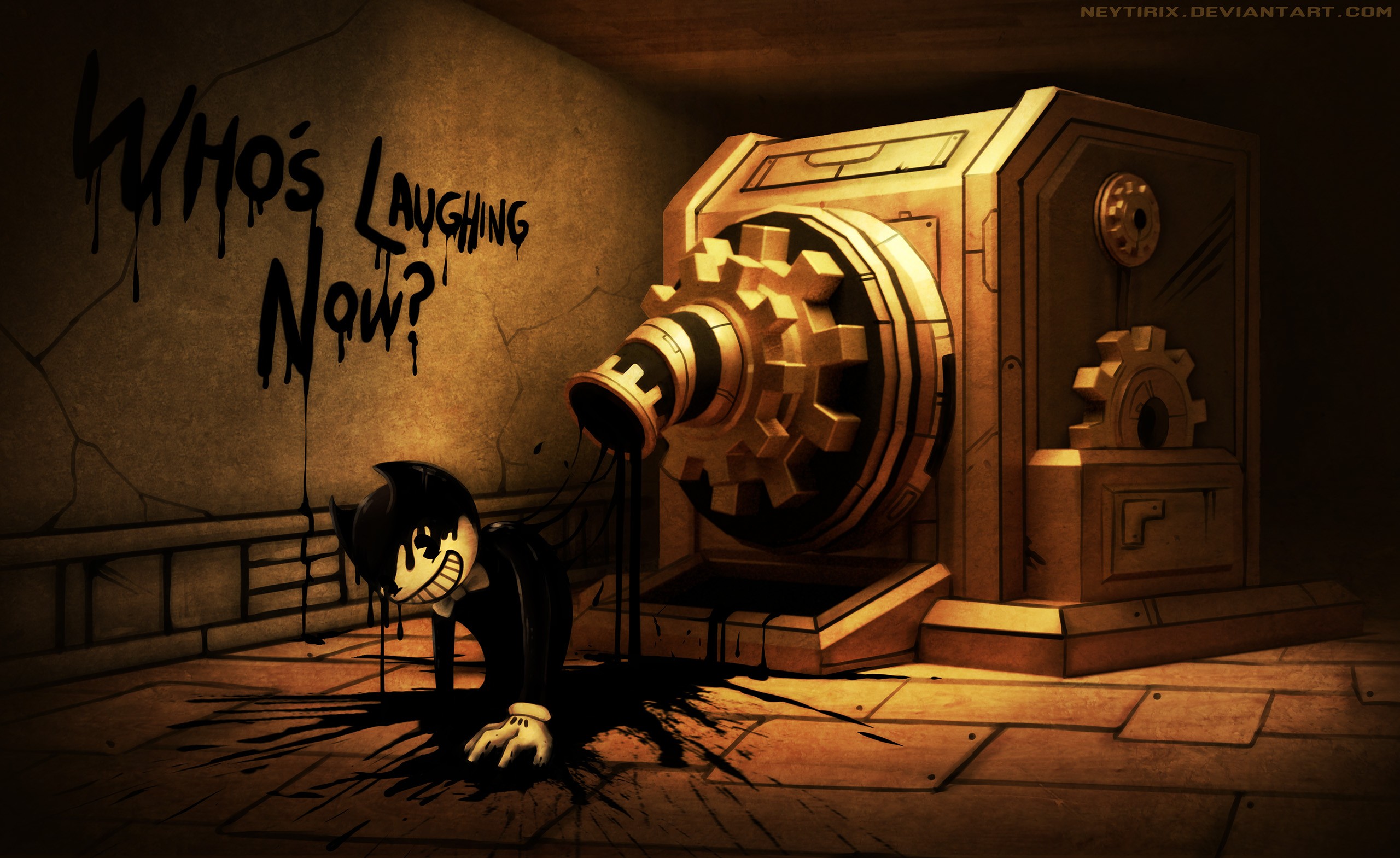 General 2560x1569 bendy and the ink machine video games video game art DeviantArt