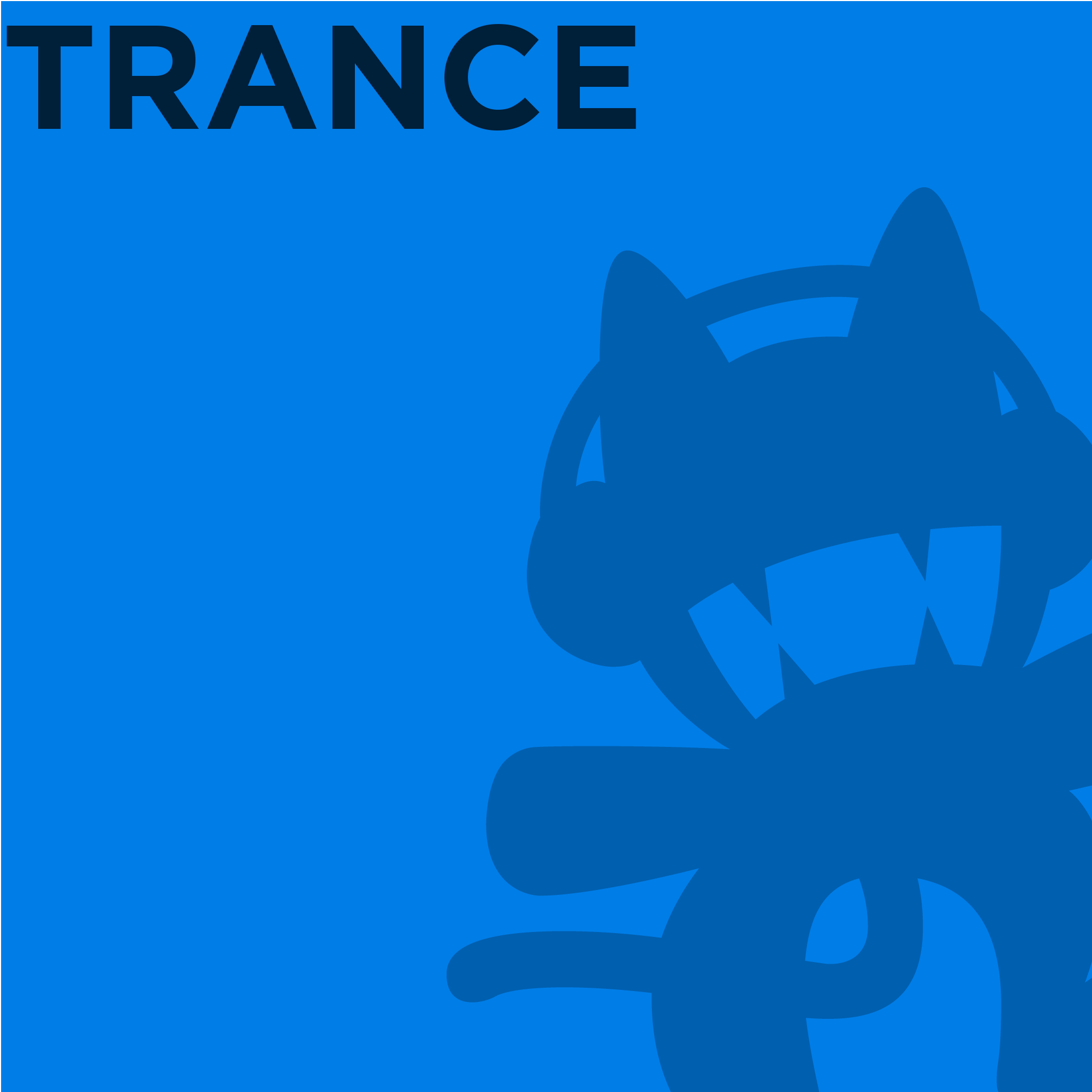 General 2000x2000 Monstercat EDM simple background blue background music Record label