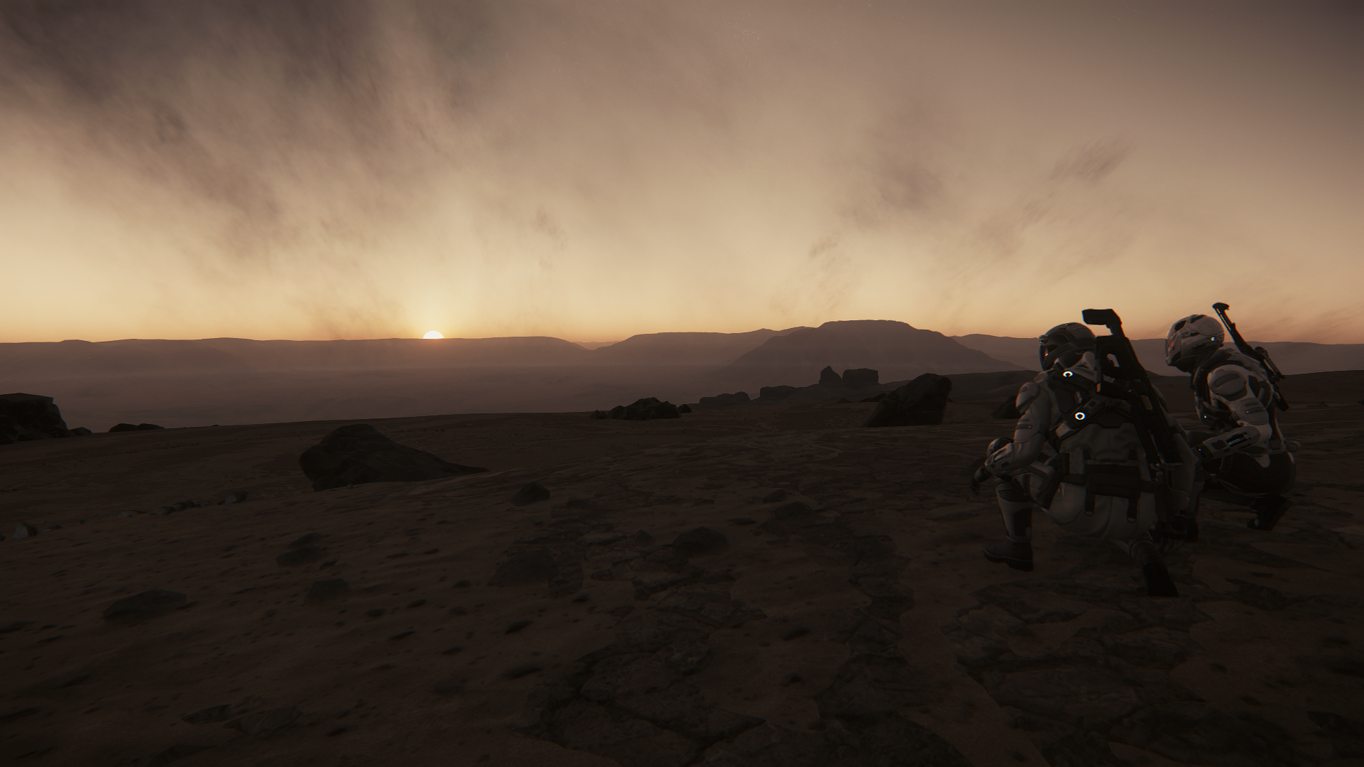General 1920x1080 Star Citizen sunrise PC gaming planet