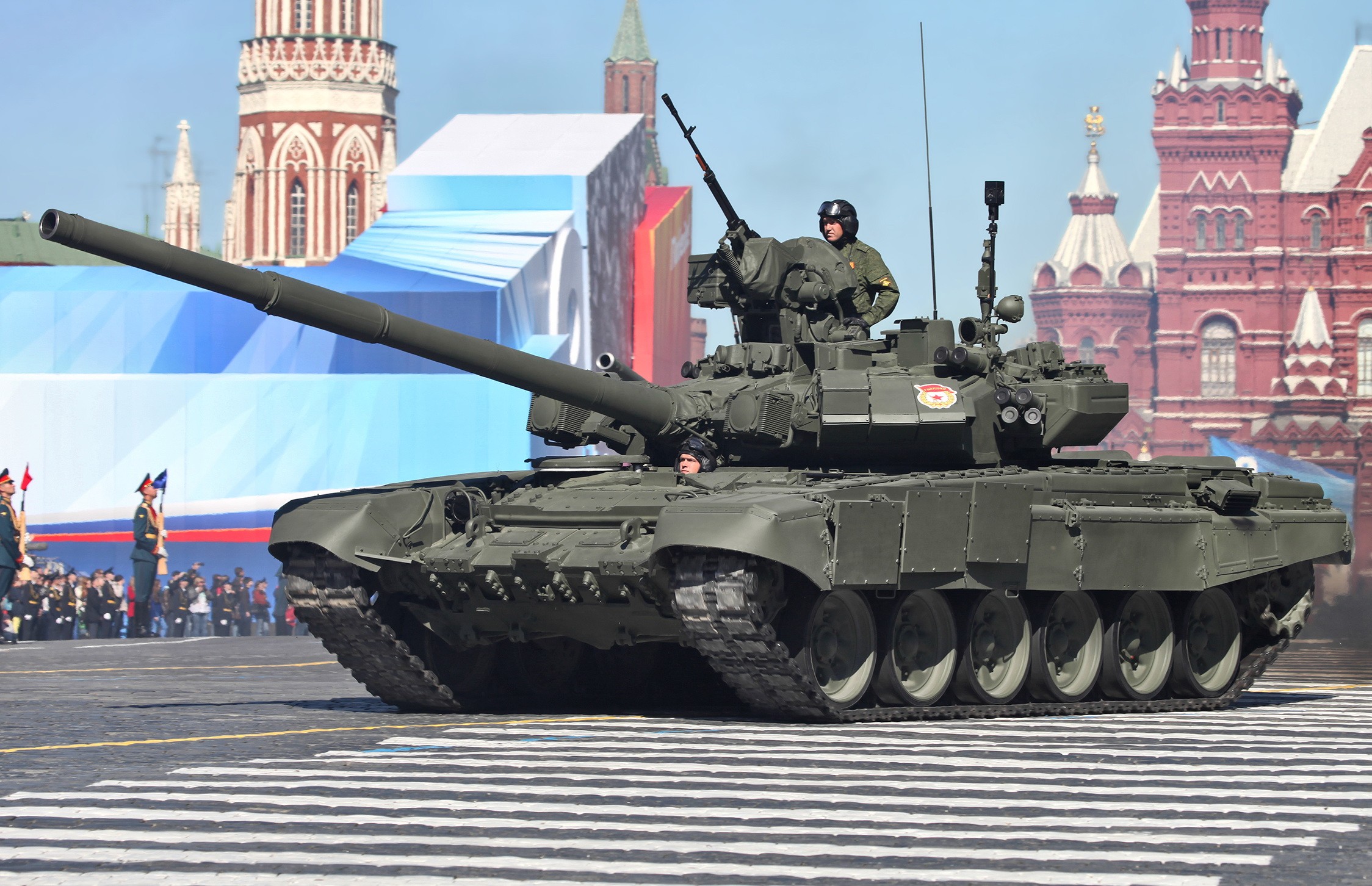 General 2248x1452 T-90 tank Russian Army Red Square Moscow Russia military military vehicle vehicle