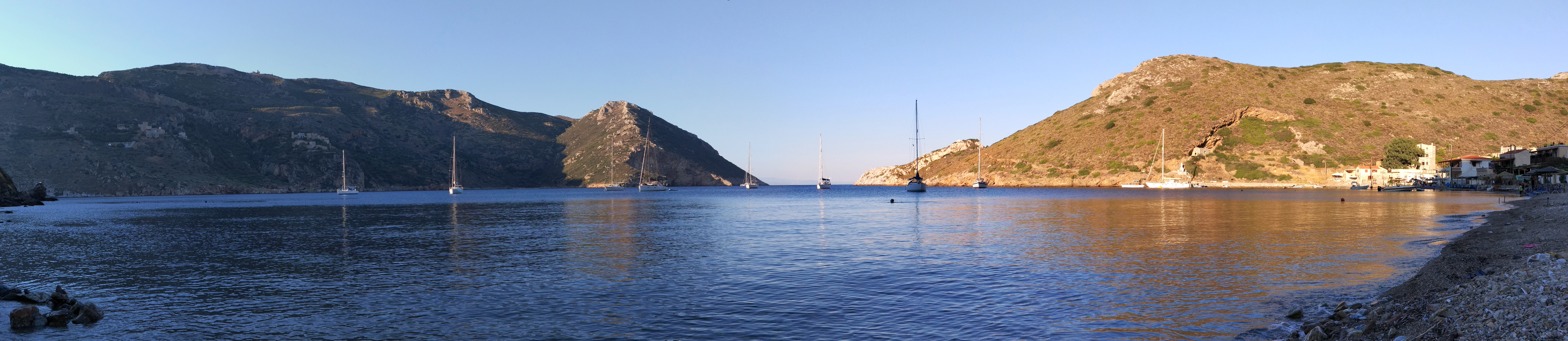 General 5760x1255 Greece Peloponnese sailboats