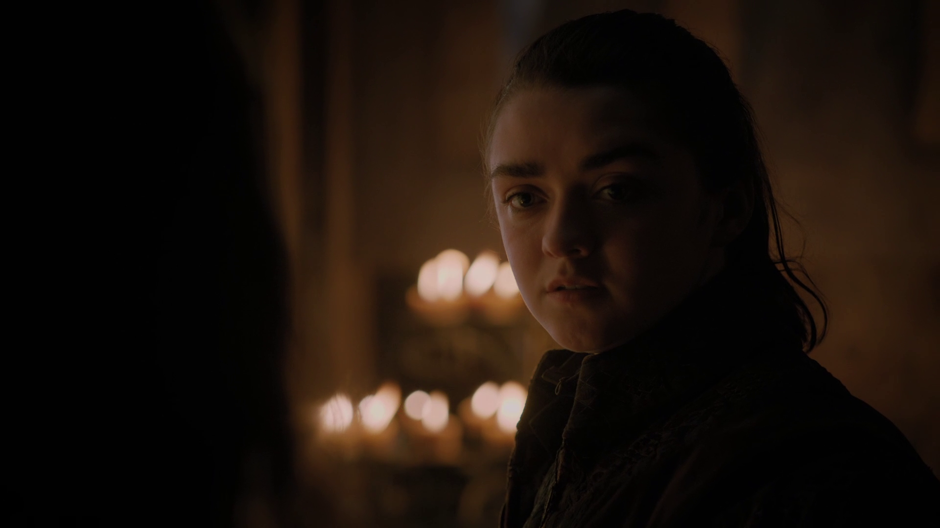 People 1920x1080 Game of Thrones Arya Stark fantasy girl TV series actress face candles women