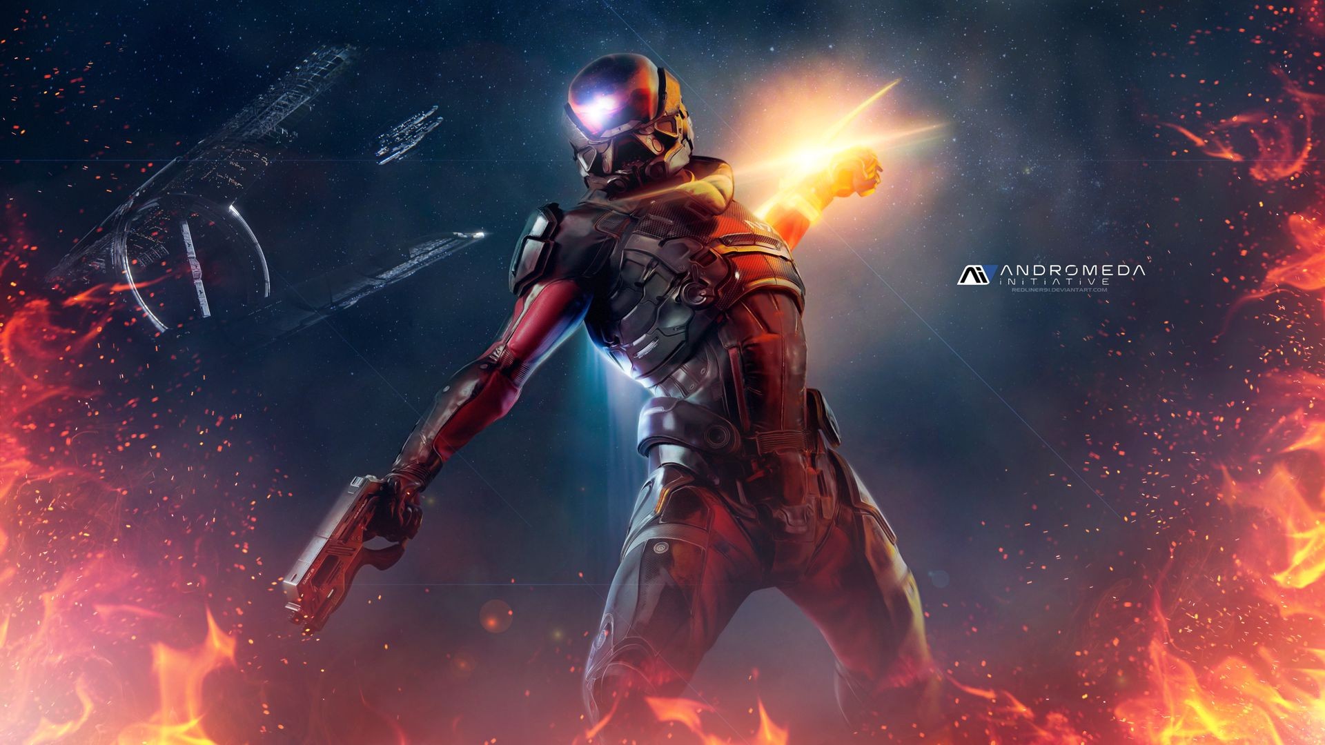 General 1920x1080 Andromeda Initiative Mass Effect: Andromeda Mass Effect Ryder video games video game characters