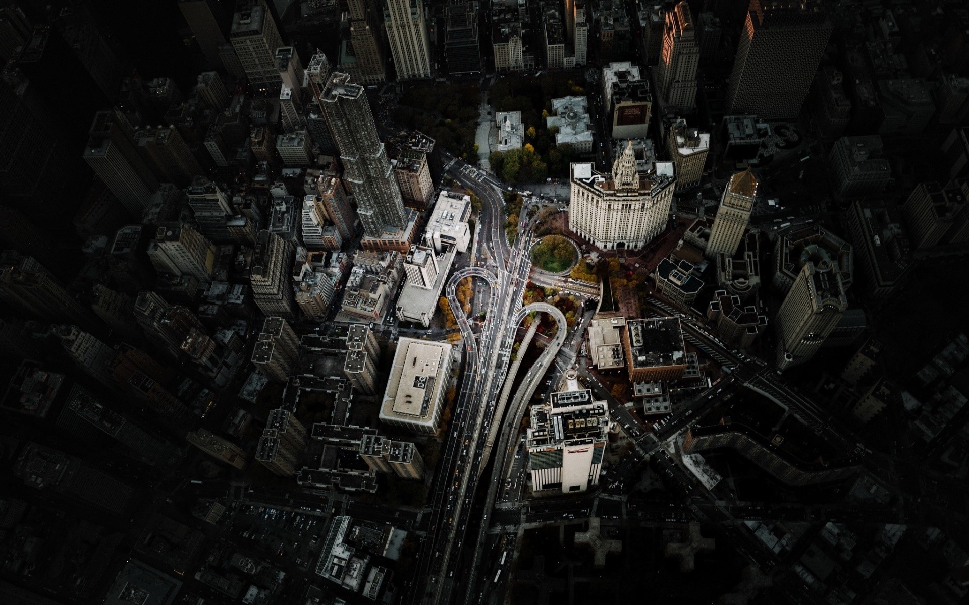 General 1920x1200 Manhattan New York City aerial view cityscape USA
