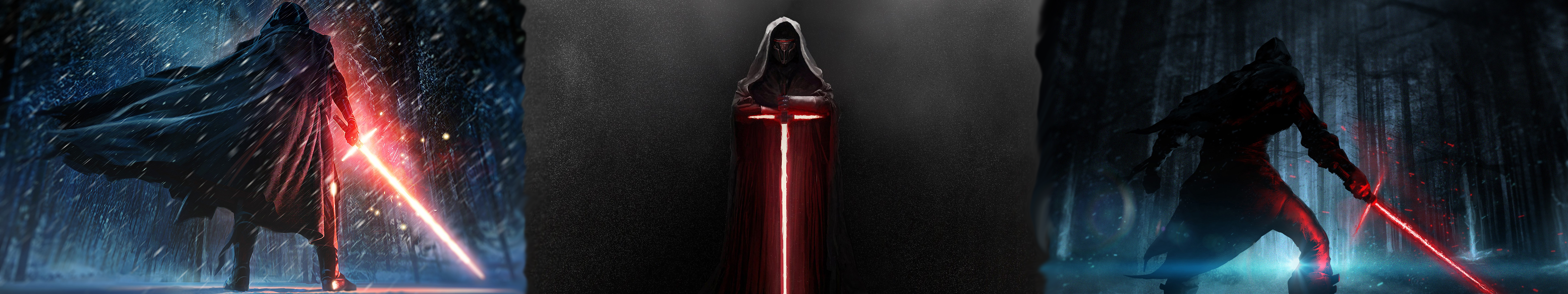 People 5760x1080 Star Wars Sith black background lightsaber dark side